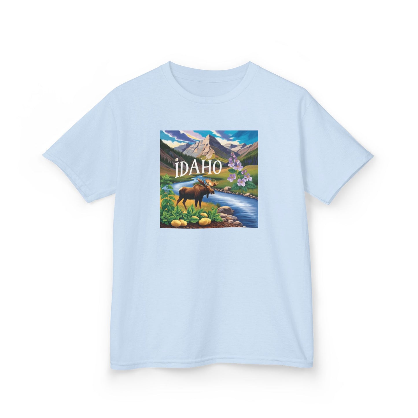 Idaho Nature Kids Heavy Cotton™ Tee - Fun Outdoor Adventure Design