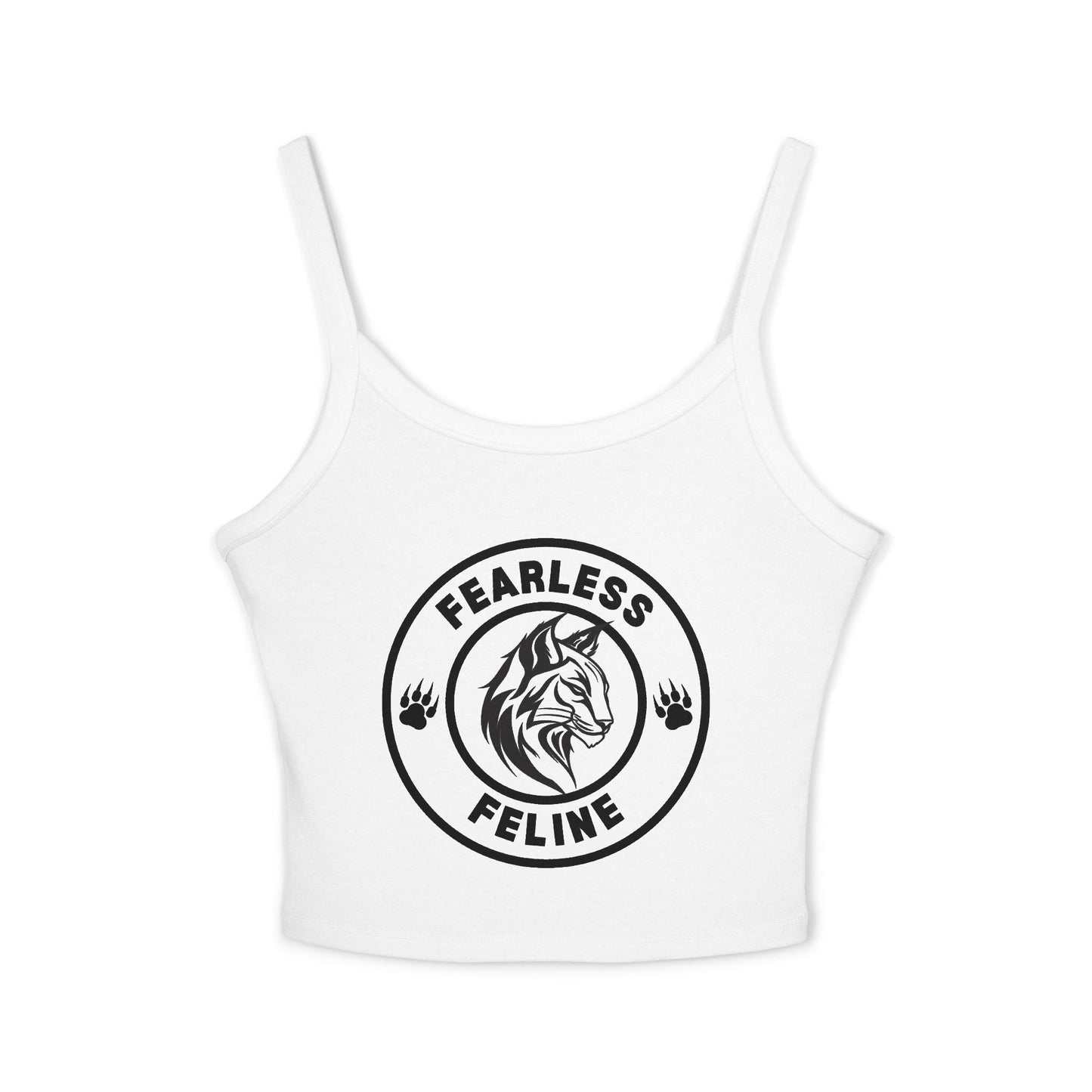 Fearless Feline Women's Spaghetti Strap Tank Top