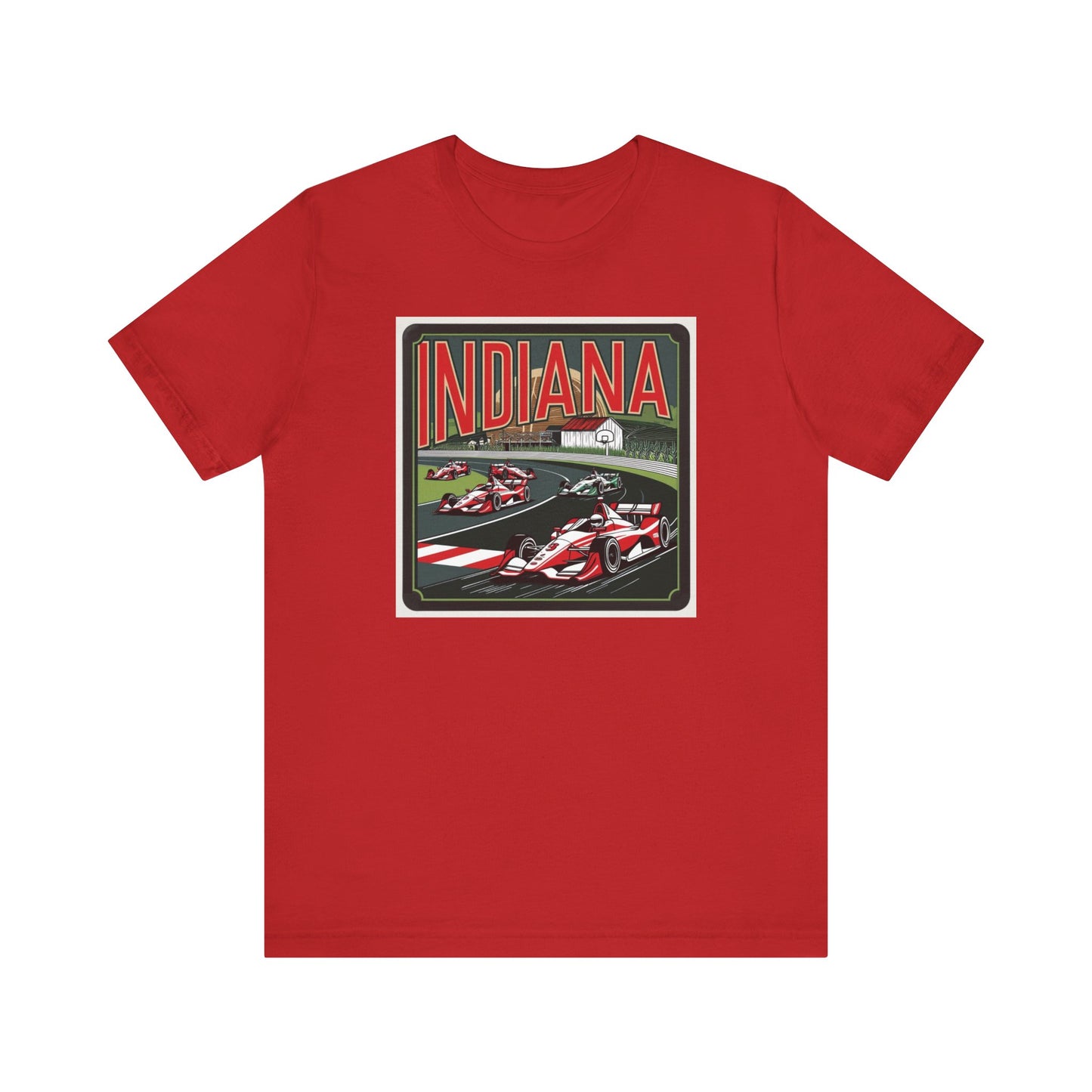 Indiana Racing Unisex Jersey Tee - Vintage Motorsport Shirt