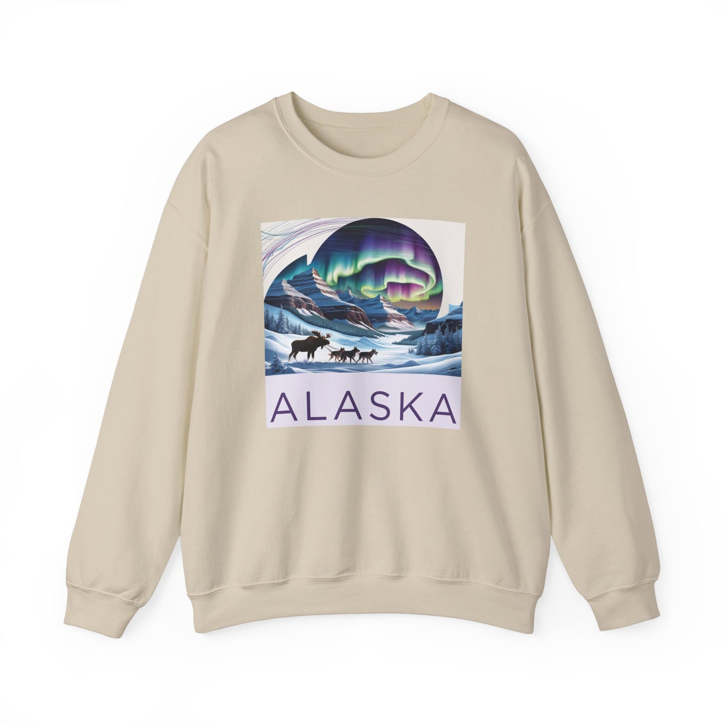 Alaska Aurora Crewneck Sweatshirt