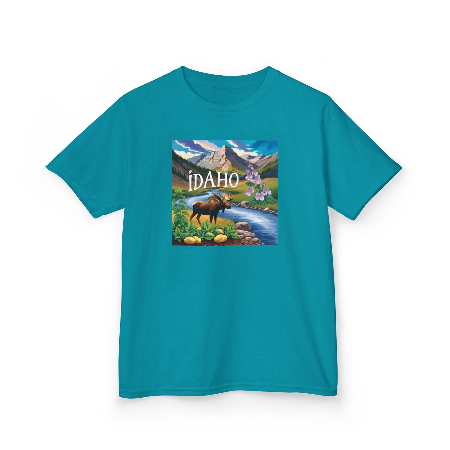 Idaho Nature Kids Heavy Cotton™ Tee - Fun Outdoor Adventure Design