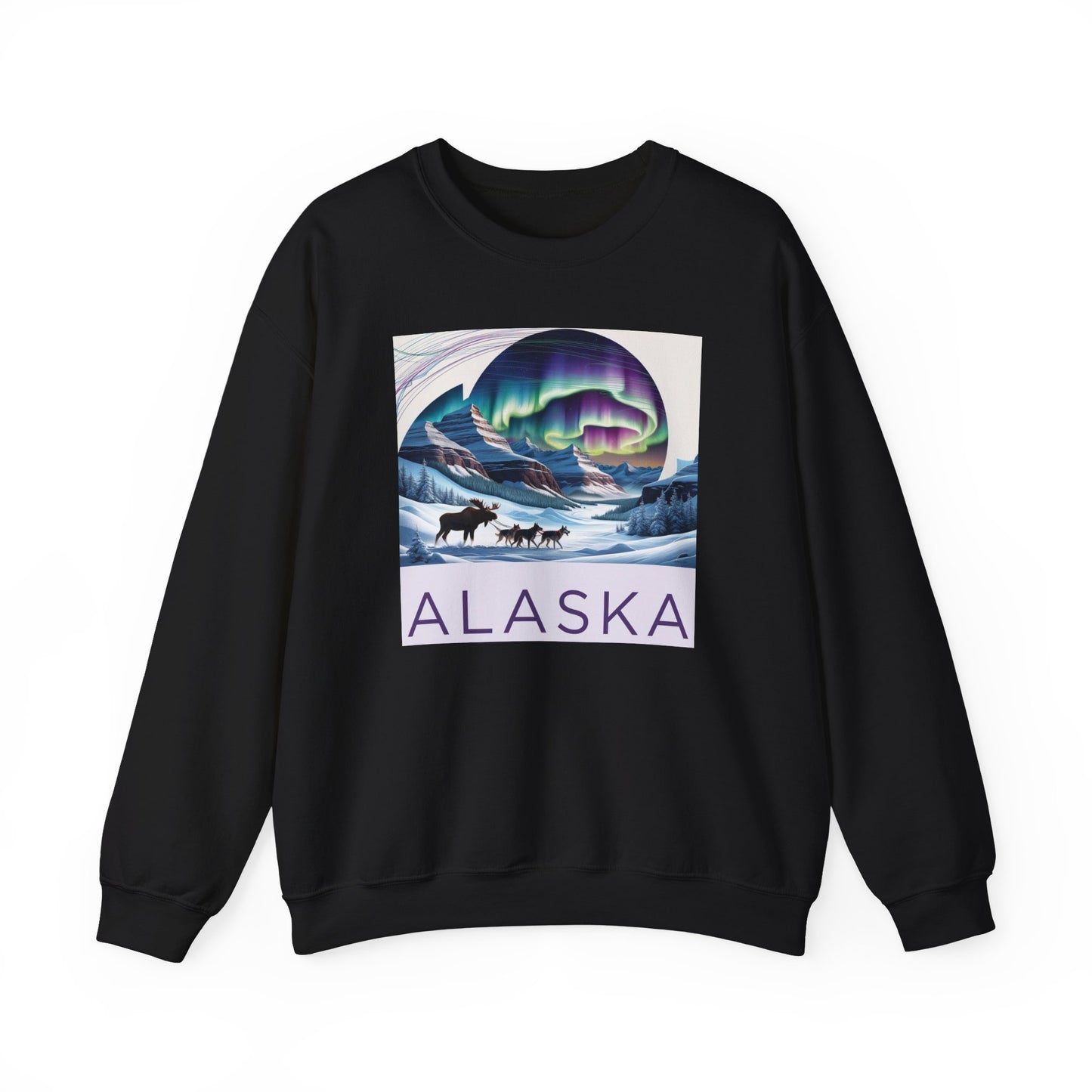 Alaska Aurora Crewneck Sweatshirt