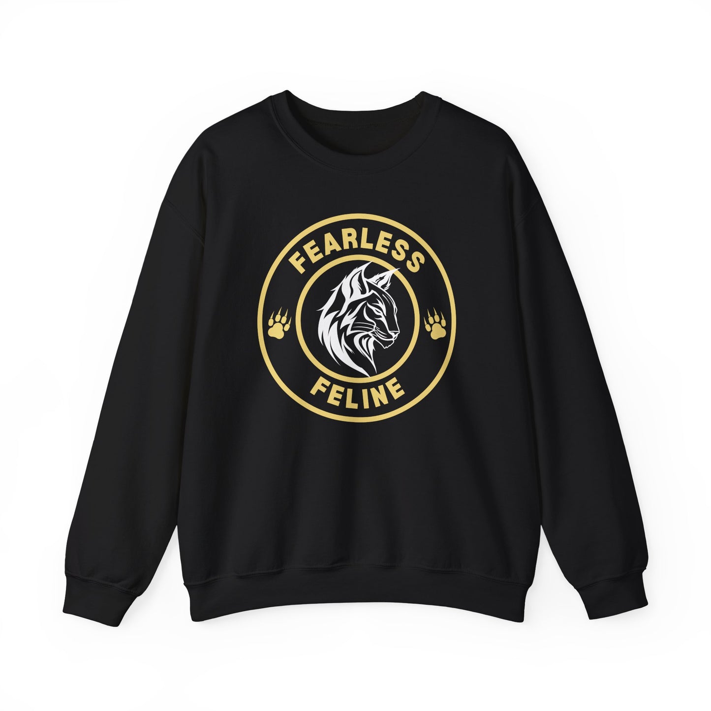 Fearless Feline Heavy Blend™ Crewneck Sweatshirt