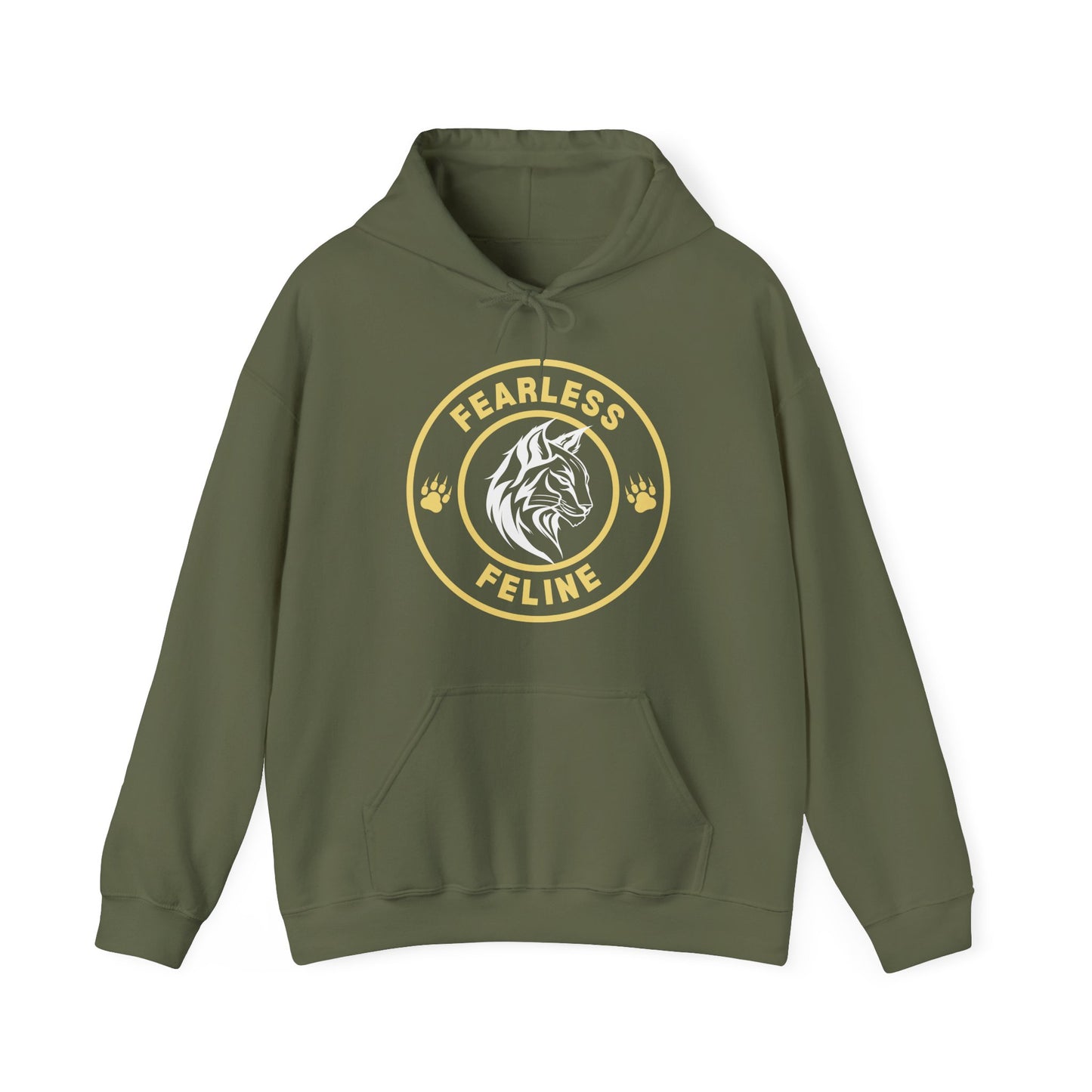 Fearless Feline Unisex Hoodie