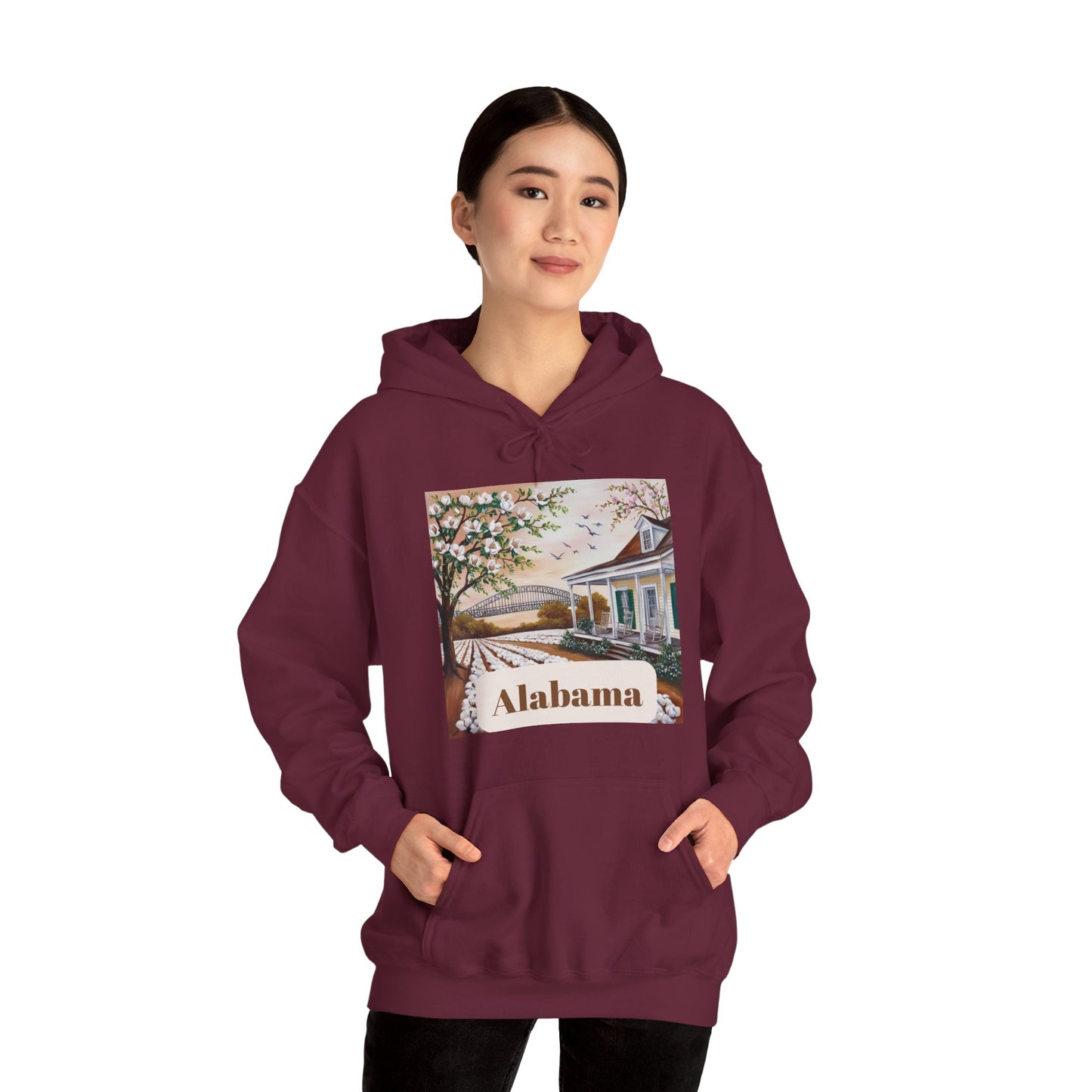 Alabama Landscape Unisex Heavy Blend Hoodie