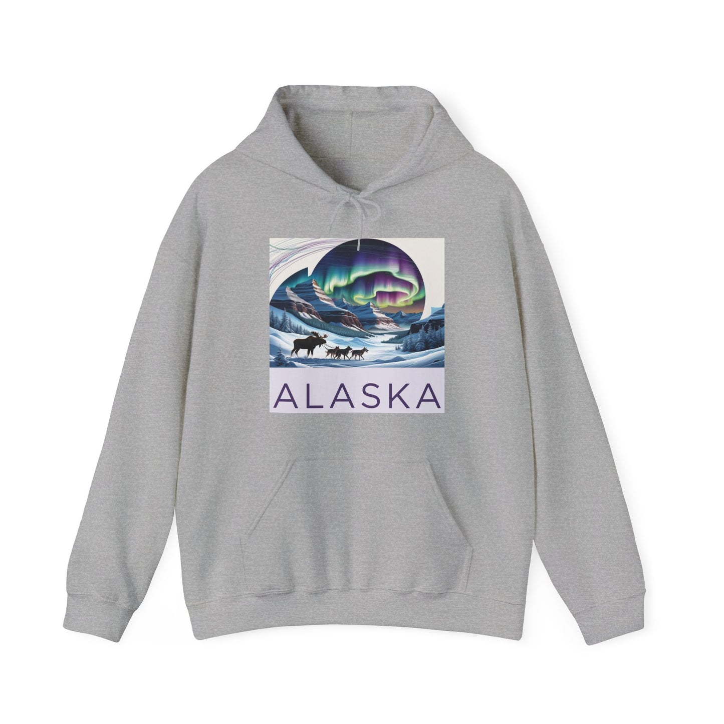 Alaska Northern Lights Unisex Hooded Sweatshirt
