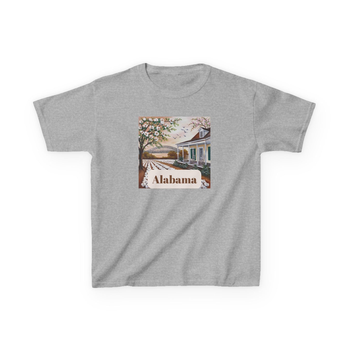 Alabama Kids Heavy Cotton Tee - Vintage Style
