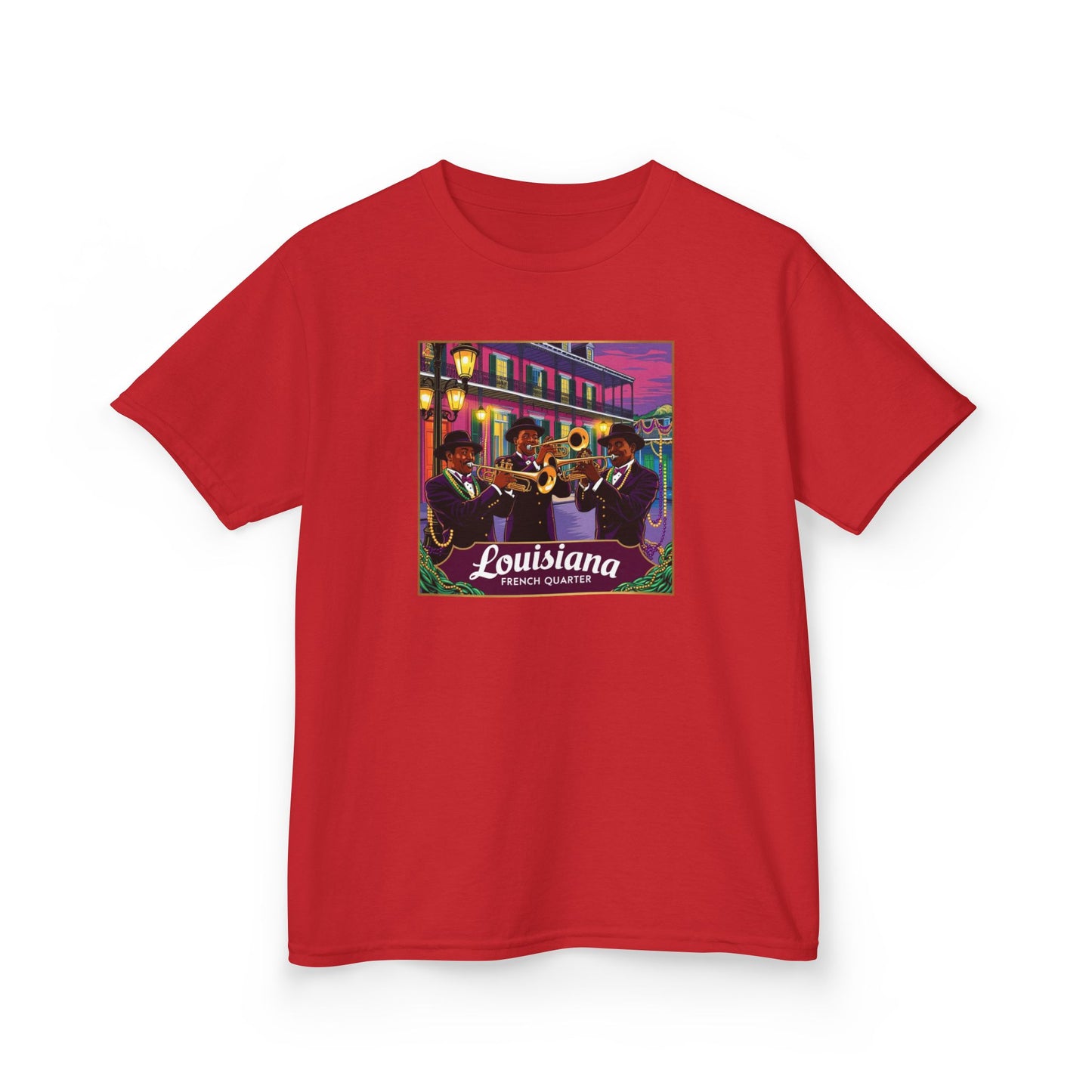 Cool Louisiana Graphic Kids Tee - Fun and Colorful Design for Young Explorers