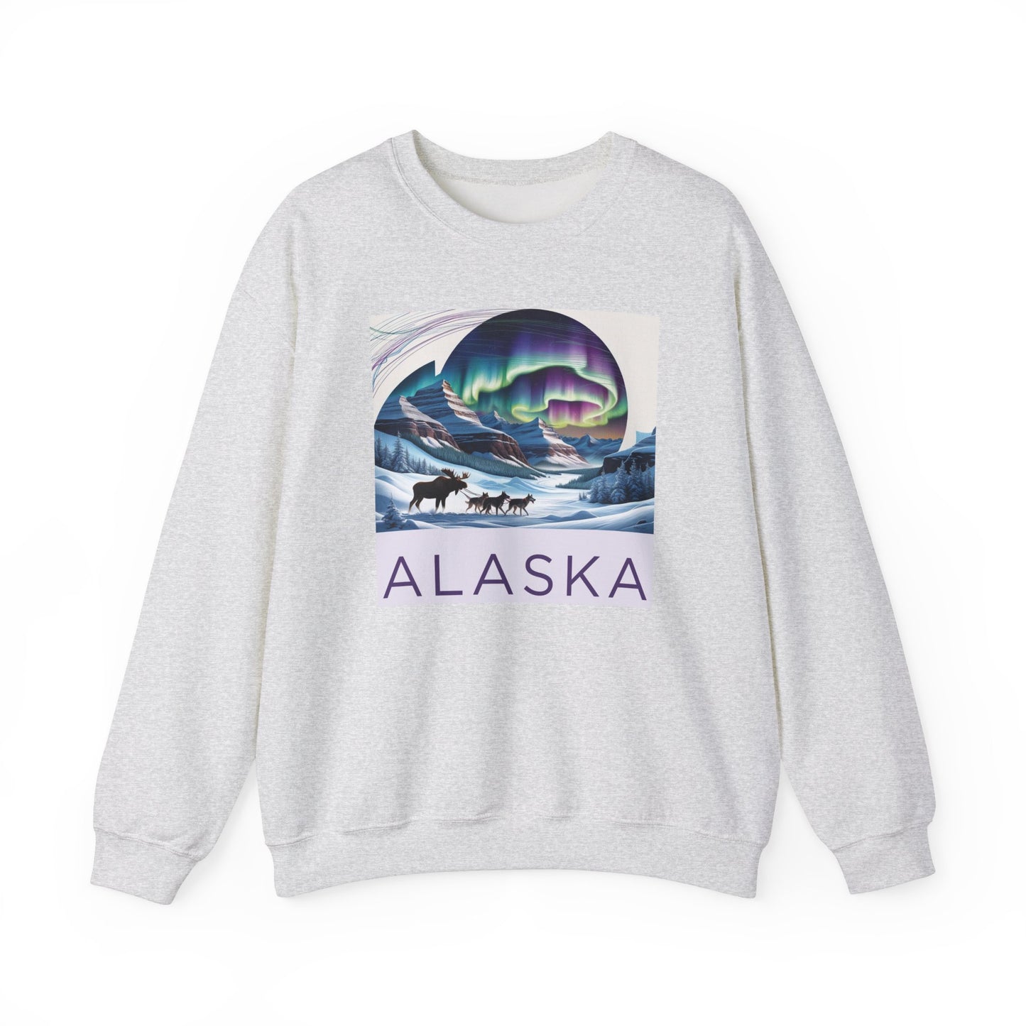 Alaska Aurora Crewneck Sweatshirt