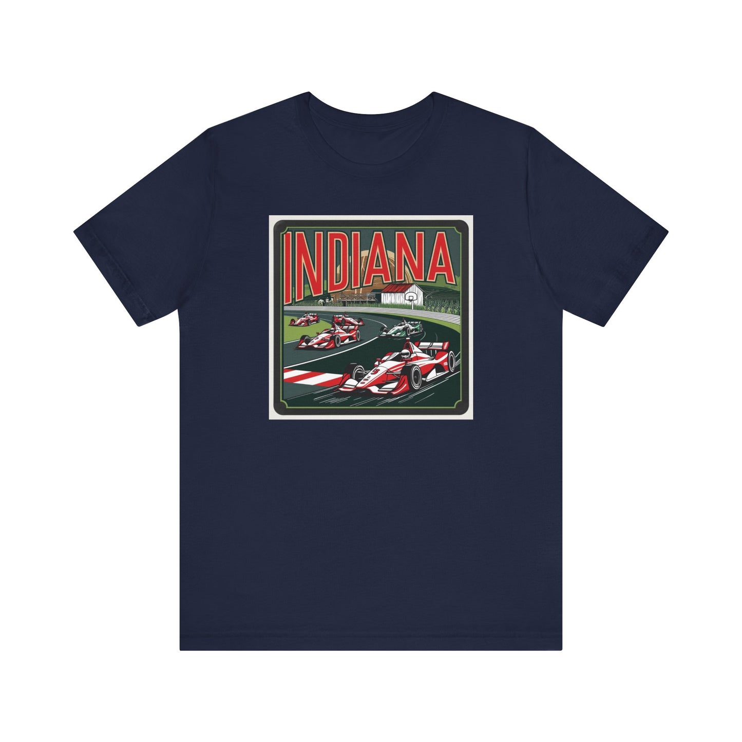 Indiana Racing Unisex Jersey Tee - Vintage Motorsport Shirt