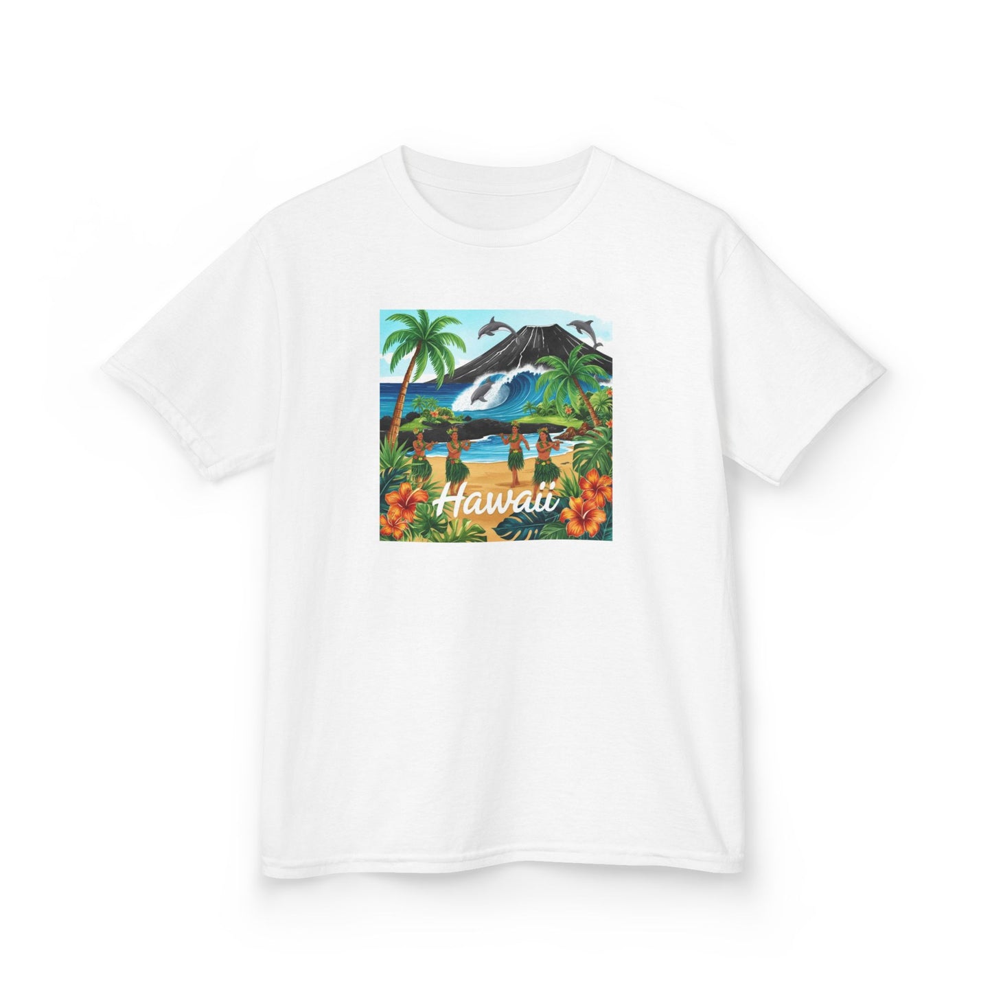 Hawaii Graphic Kids Tee | Tropical Beach Vibes