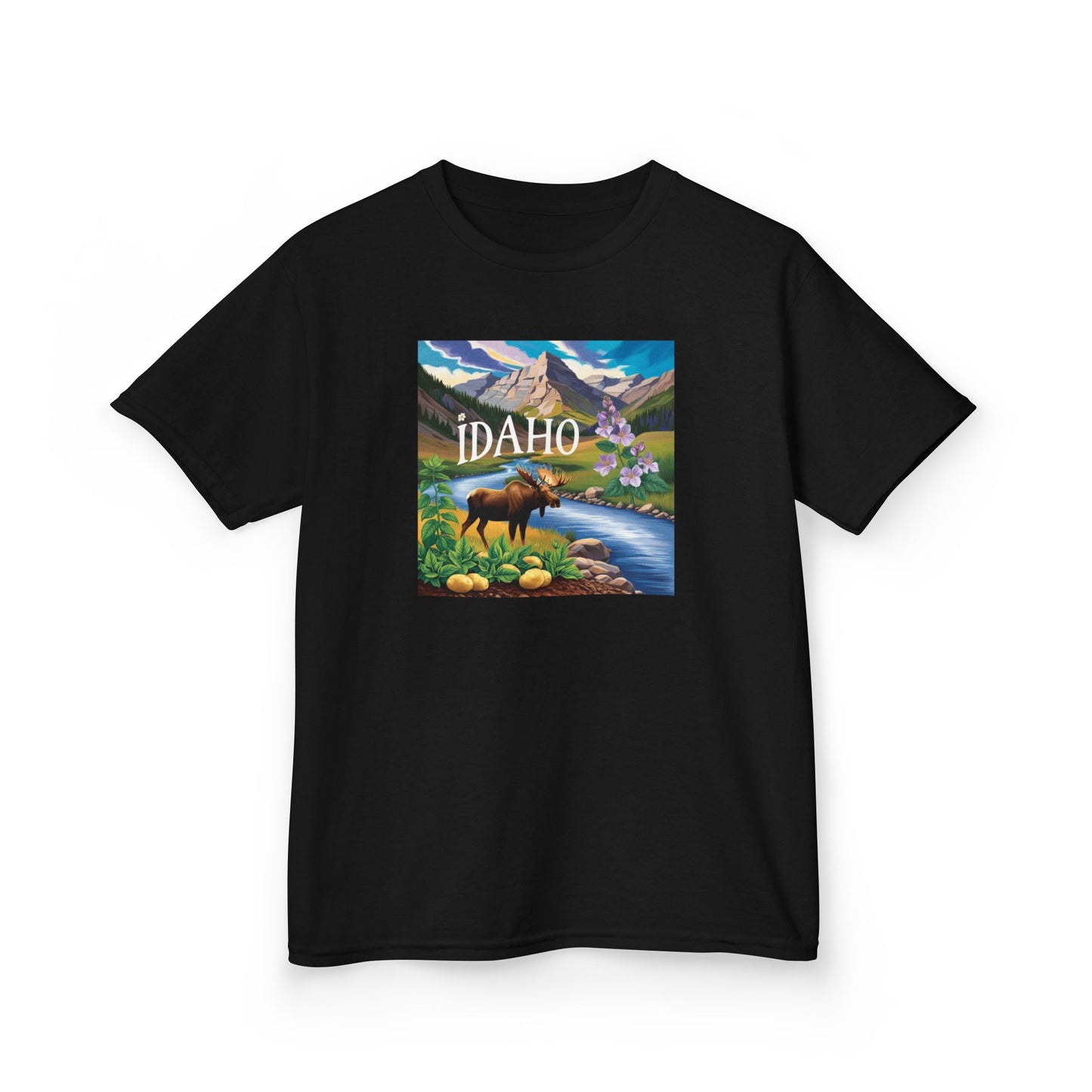 Idaho Nature Kids Heavy Cotton™ Tee - Fun Outdoor Adventure Design