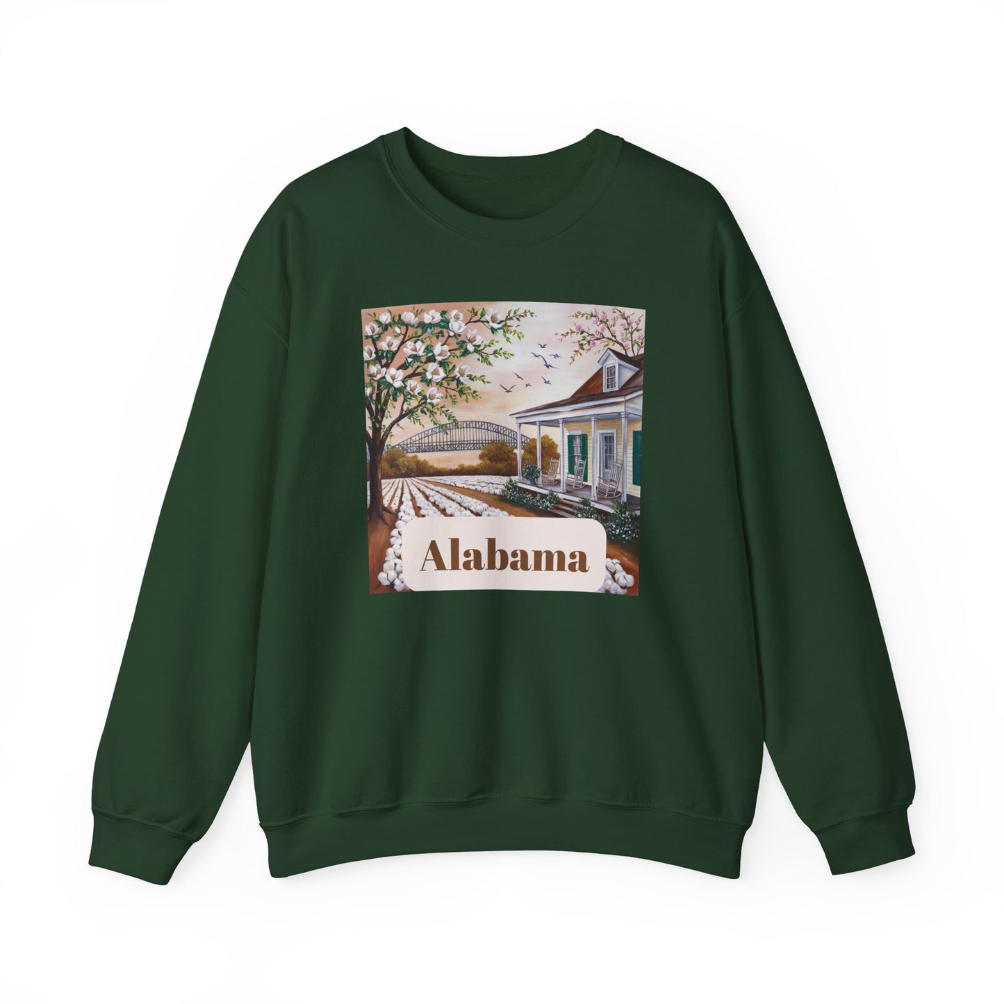 Alabama Vintage Scene Crewneck Sweatshirt