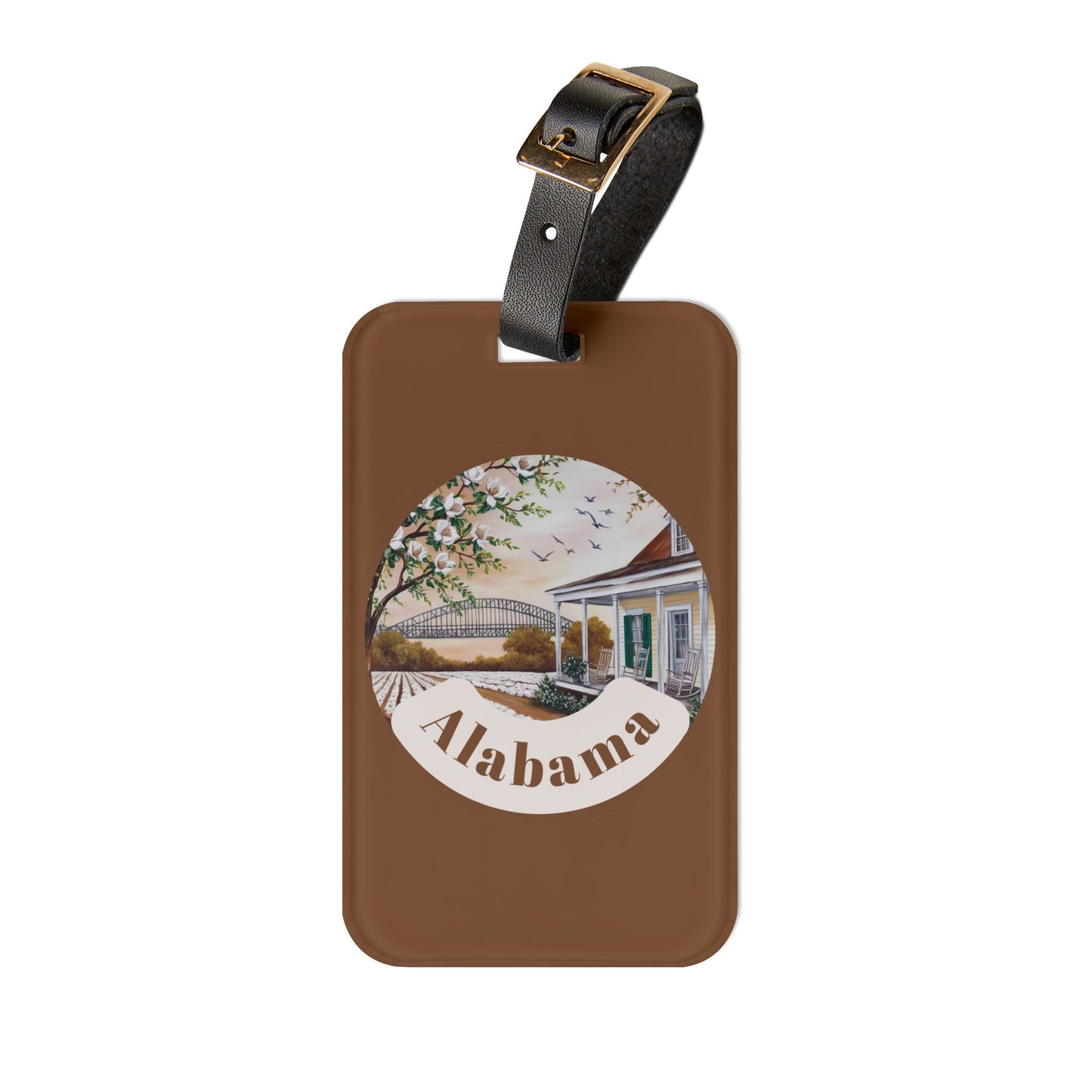 Alabama Travel Luggage Tag - Vintage Design for Adventurers