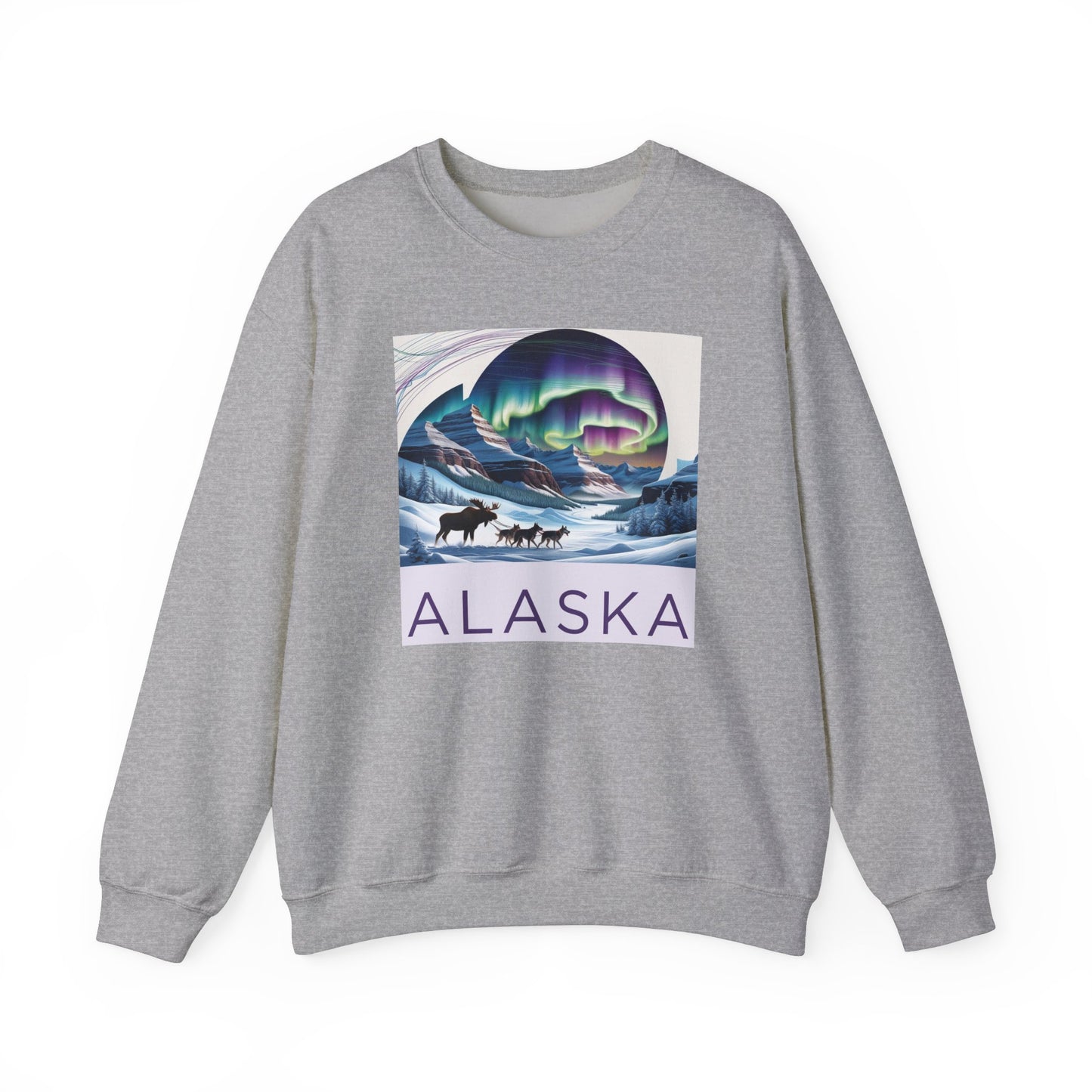 Alaska Aurora Crewneck Sweatshirt
