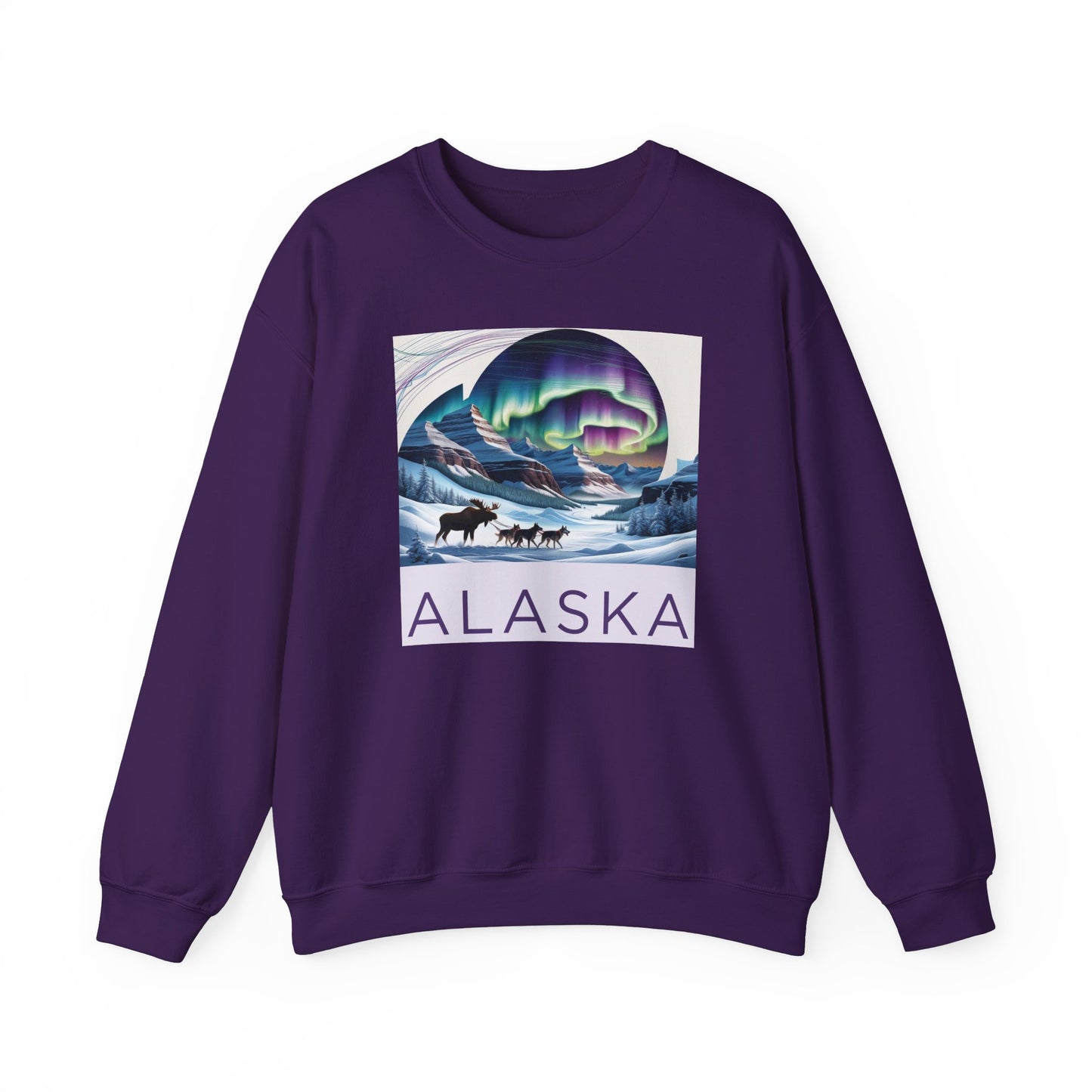Alaska Aurora Crewneck Sweatshirt