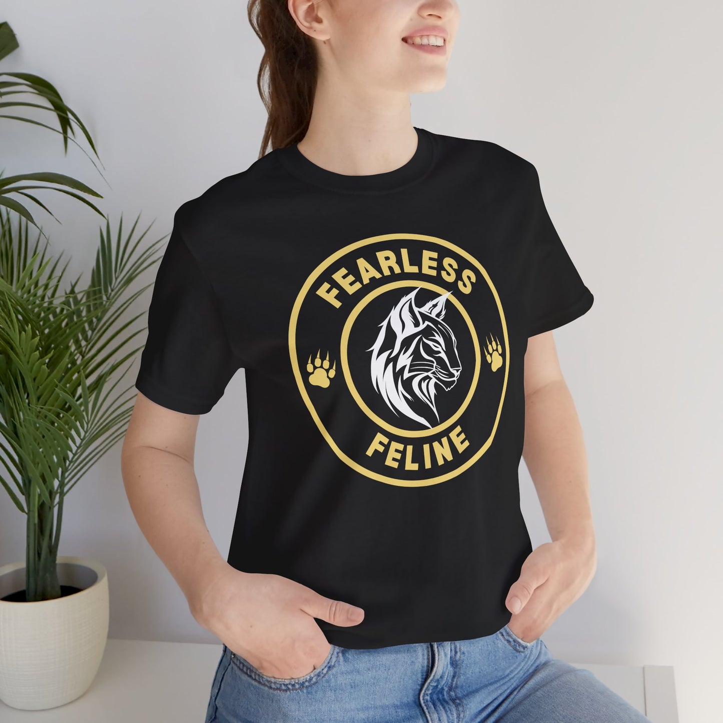 Fearless Feline Short Sleeve Tee