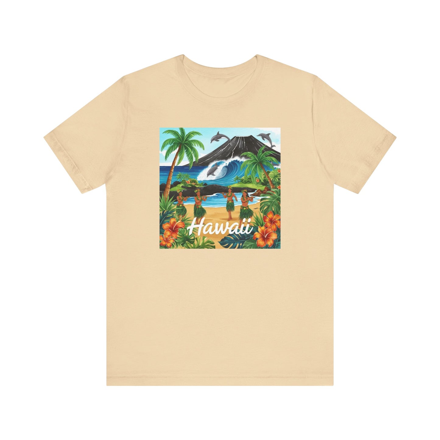 Hawaii Beach Vibes Unisex T-Shirt - Tropical Island Graphic Tee