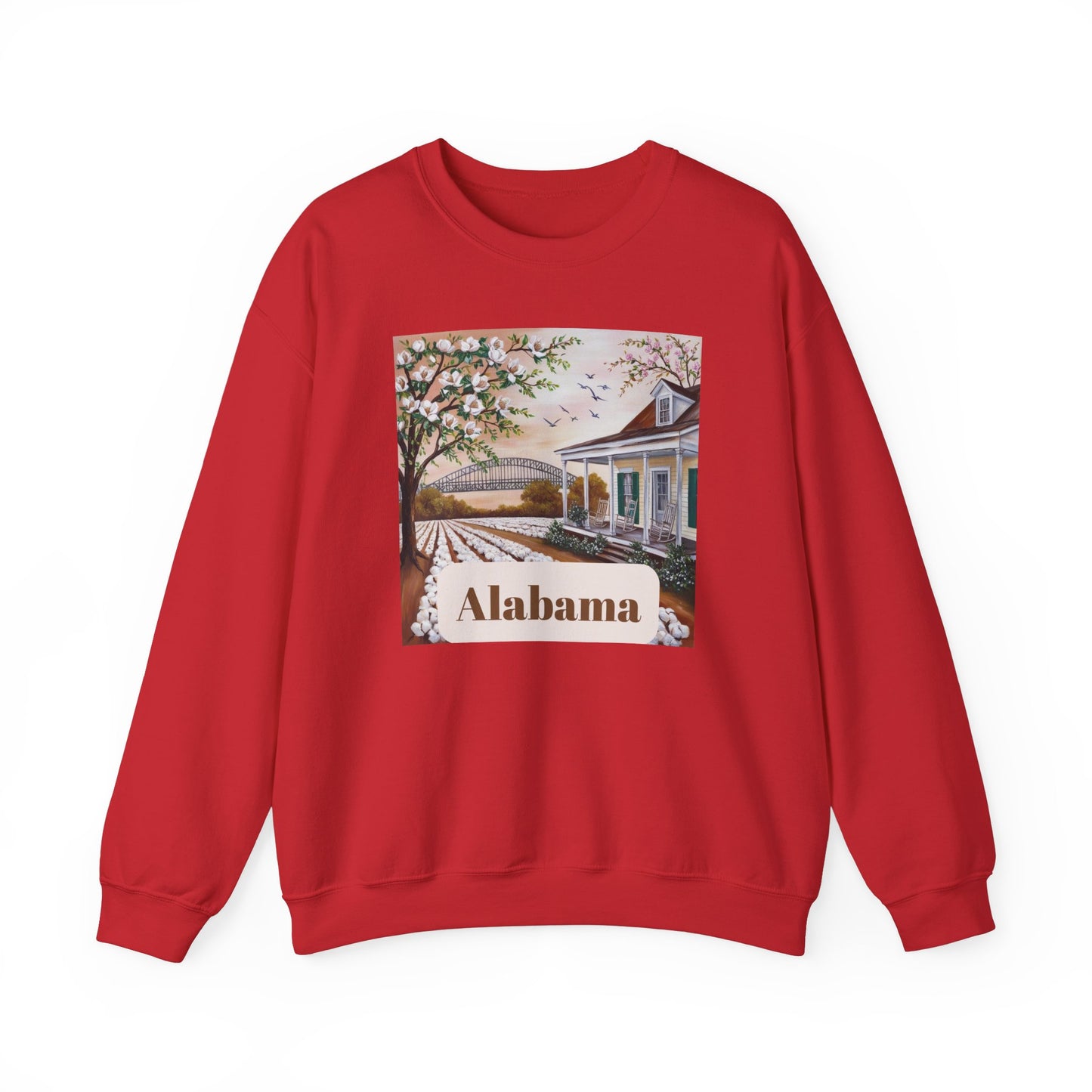 Alabama Vintage Scene Crewneck Sweatshirt