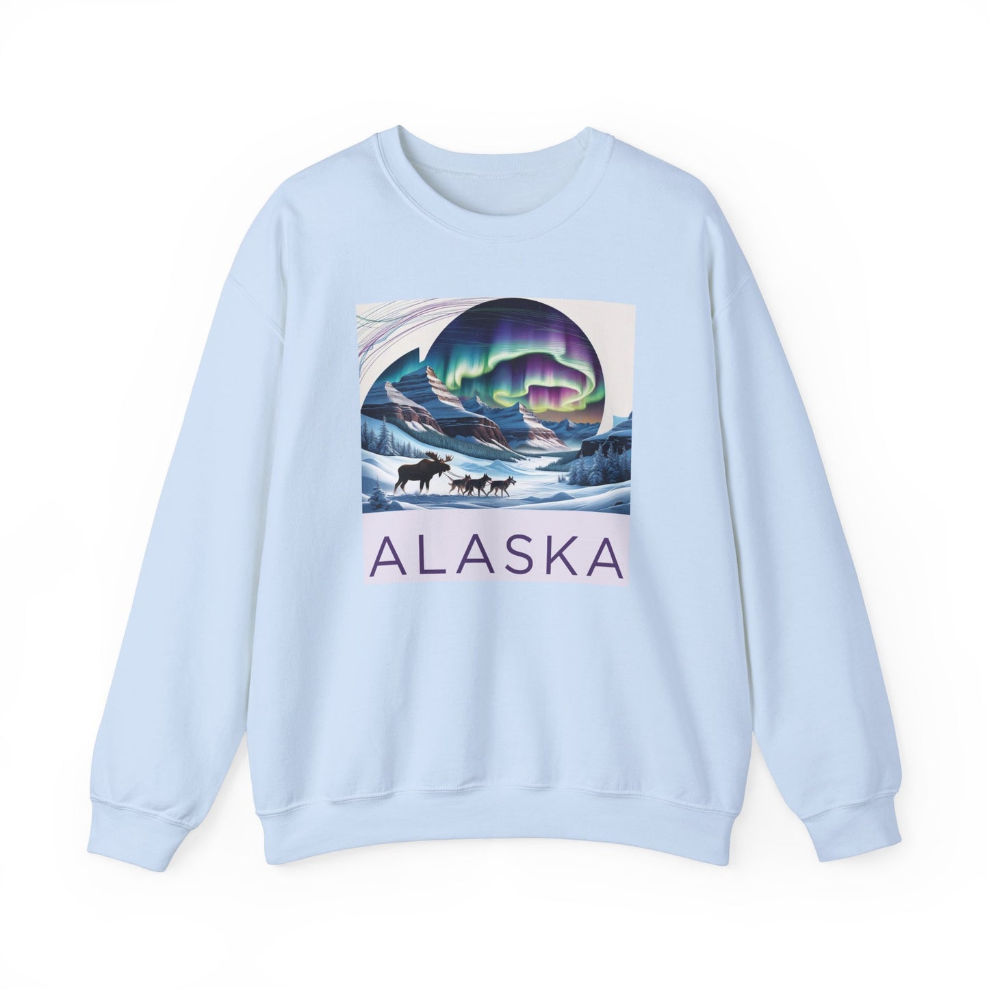 Alaska Aurora Crewneck Sweatshirt