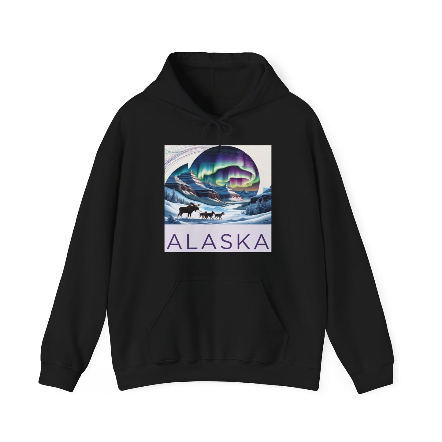 Alaska Northern Lights Unisex Hooded Sweatshirt