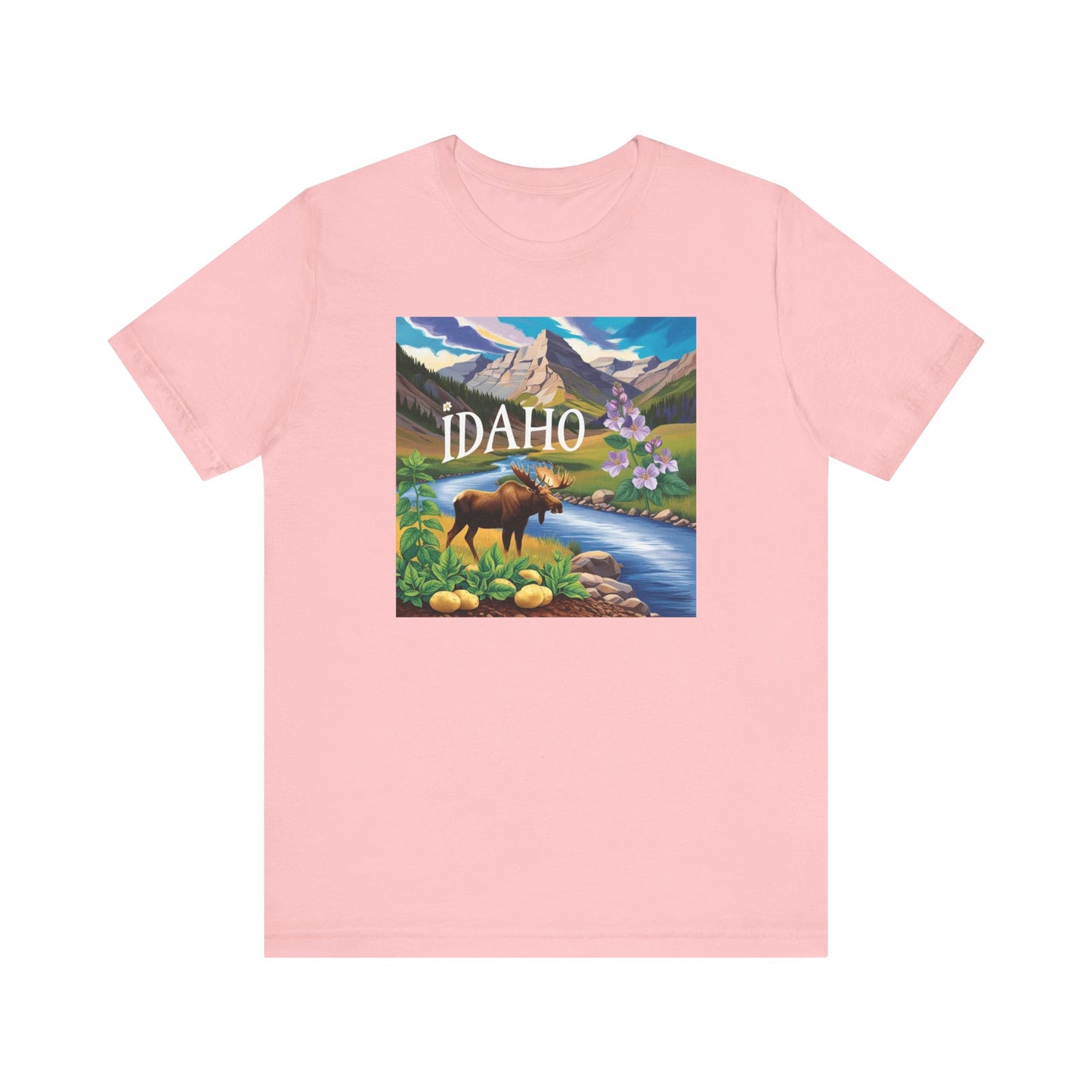 Idaho Nature Graphic Unisex Jersey Short Sleeve T-Shirt