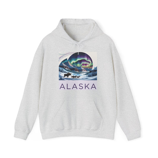 Alaska Northern Lights Unisex Hooded Sweatshirt