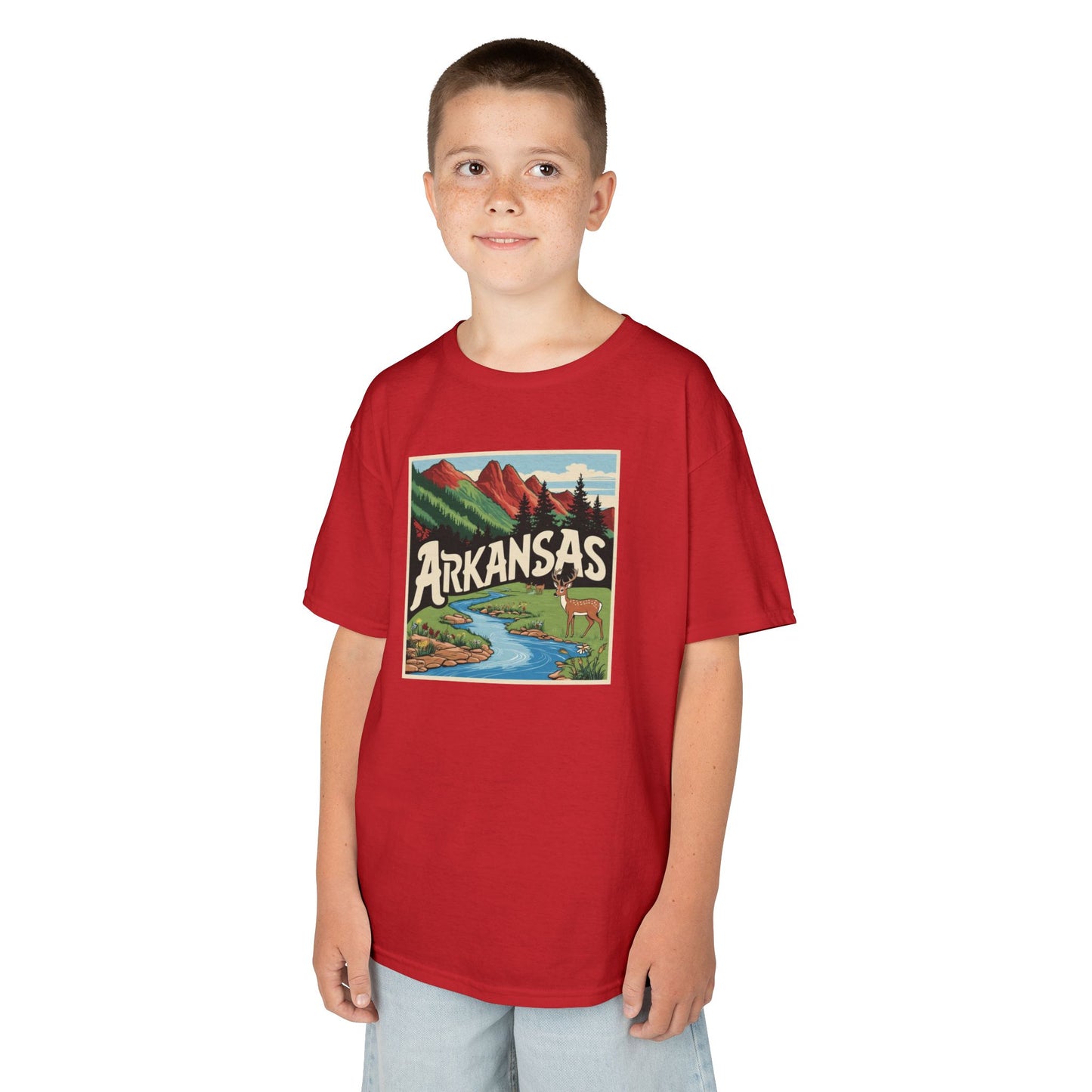 Kids Arkansas Nature Tee - Adventure & Discovery T-Shirt