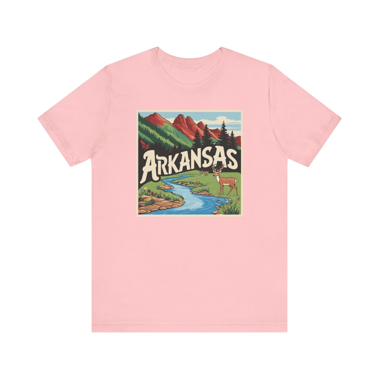 Arkansas Nature Graphic Tee - Unisex Short Sleeve Shirt