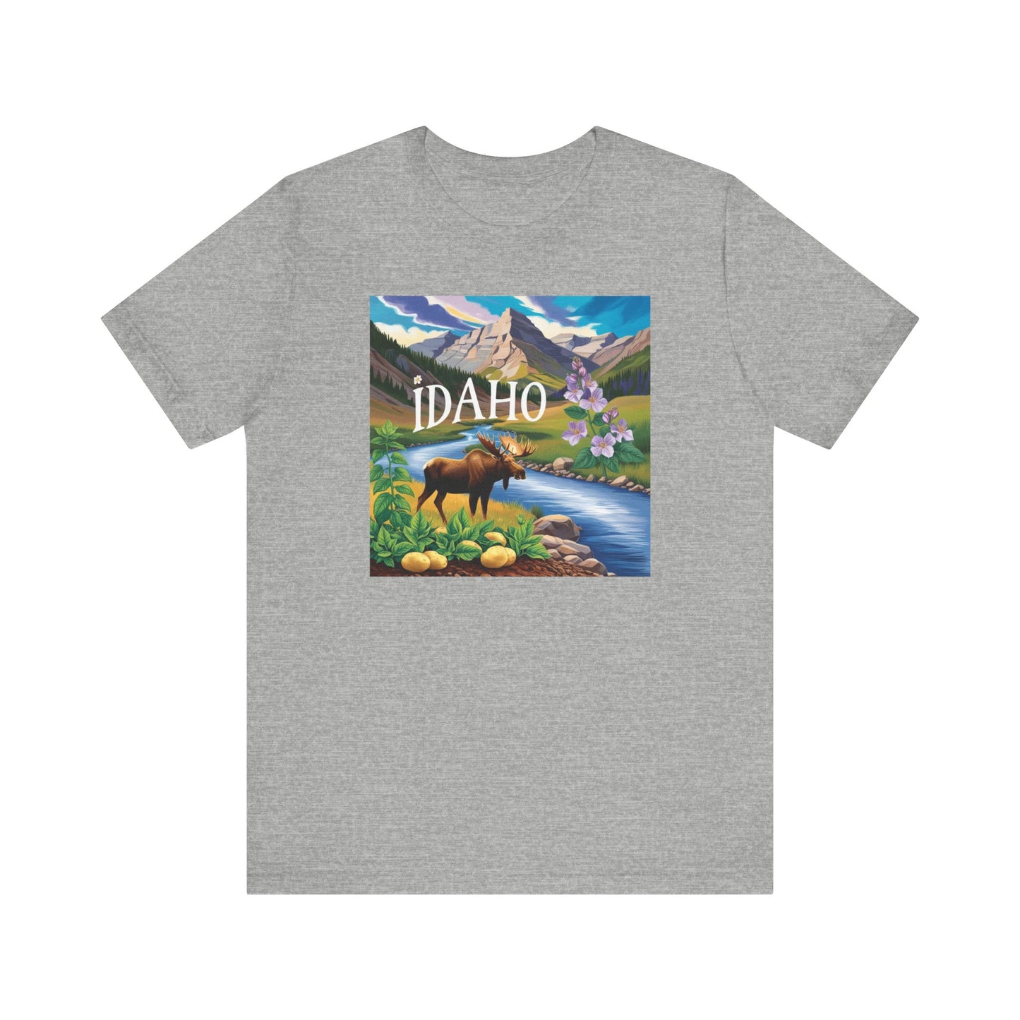 Idaho Nature Graphic Unisex Jersey Short Sleeve T-Shirt