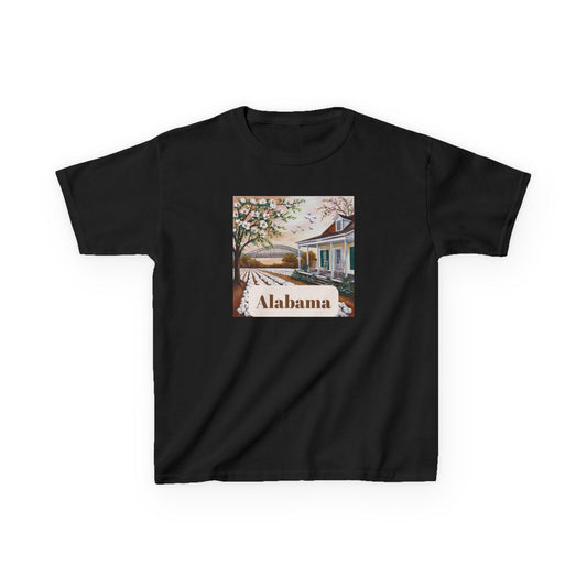 Alabama Kids Heavy Cotton Tee - Vintage Style