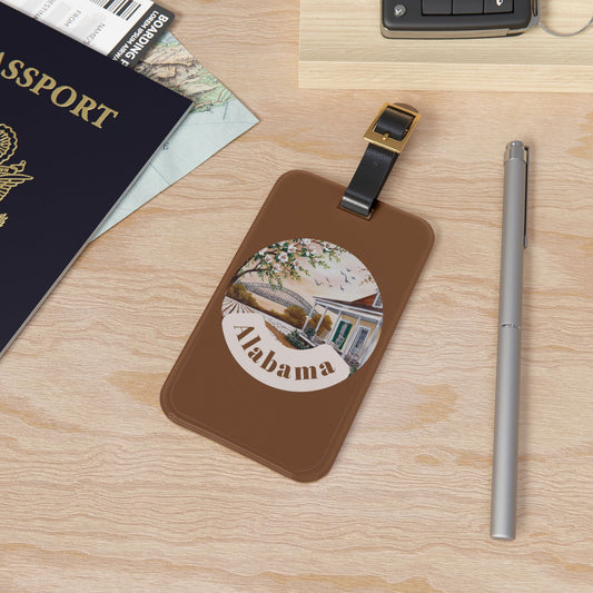 Alabama Travel Luggage Tag - Vintage Design for Adventurers