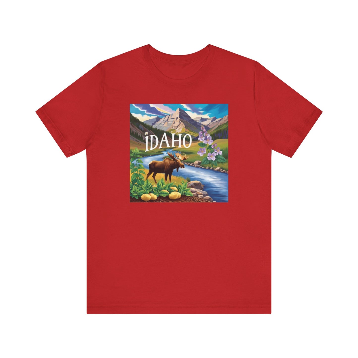 Idaho Nature Graphic Unisex Jersey Short Sleeve T-Shirt