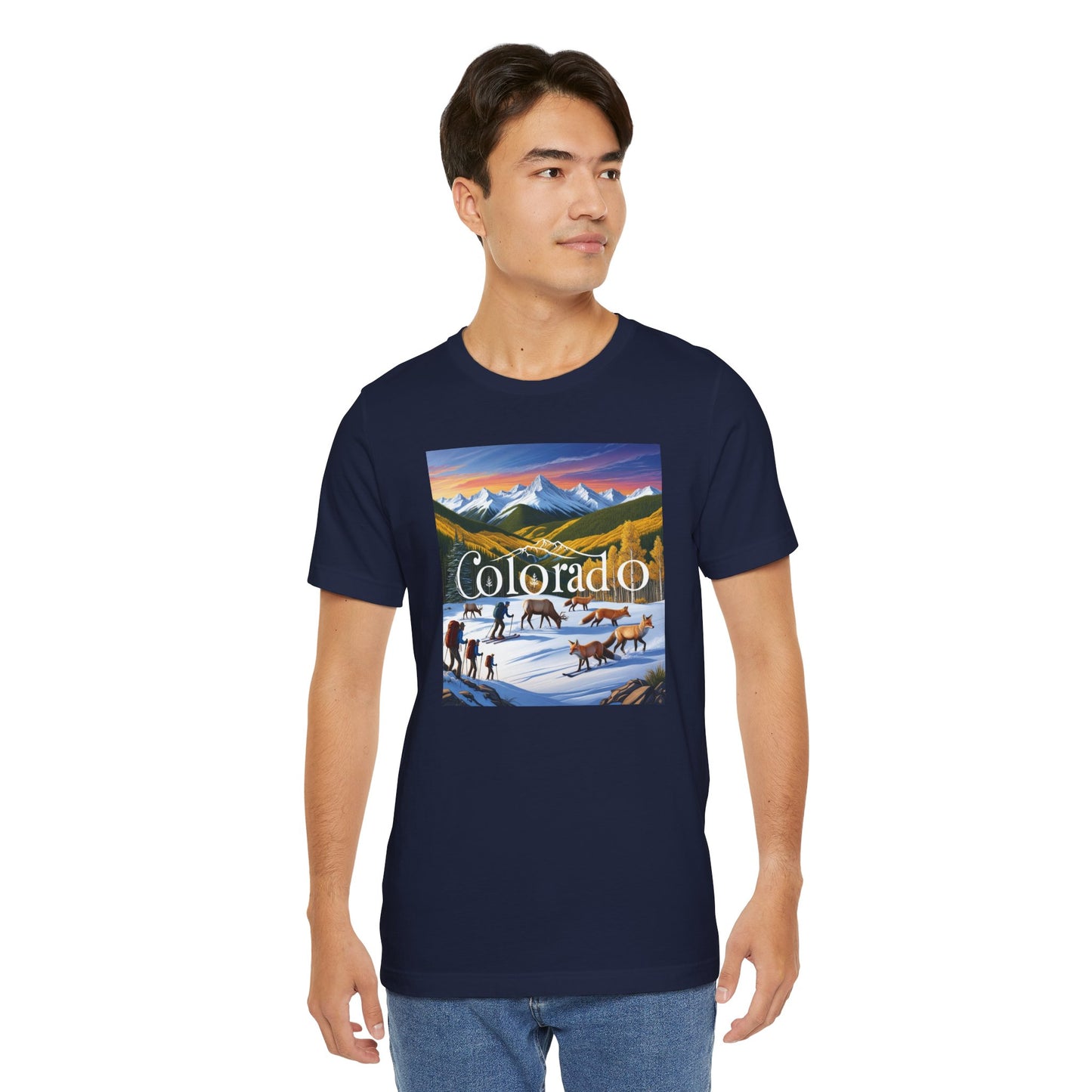 Colorado Wildlife Artist Tee - Unisex Short Sleeve Jersey Shirt