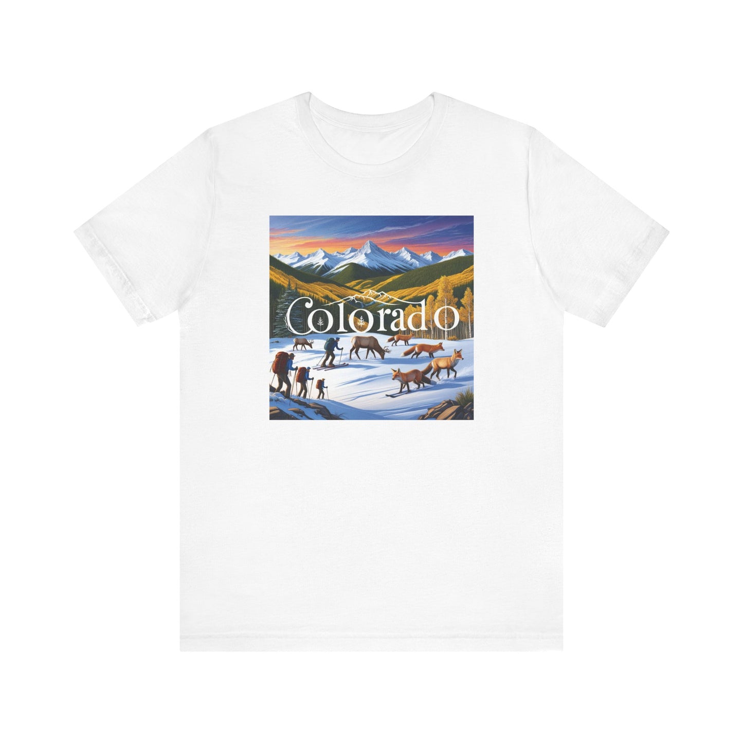 Colorado Wildlife Artist Tee - Unisex Short Sleeve Jersey Shirt