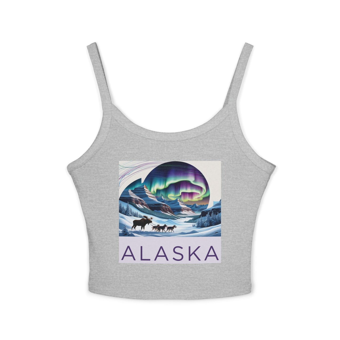 Alaska Aurora Women's Spaghetti Strap Tank Top