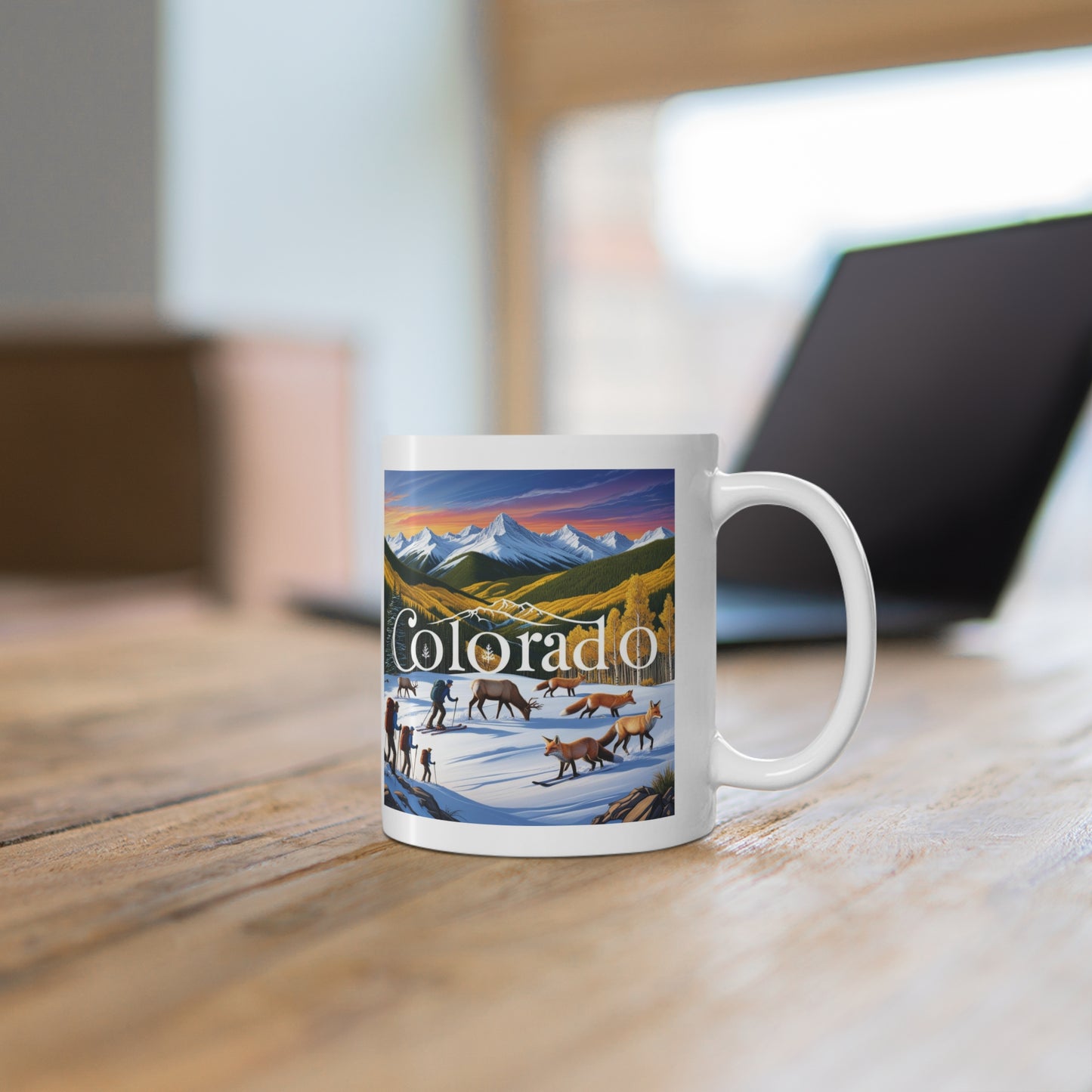 Colorado Adventure Mug - 11oz Nature-Themed Coffee Cup for Outdoor Enthusiasts