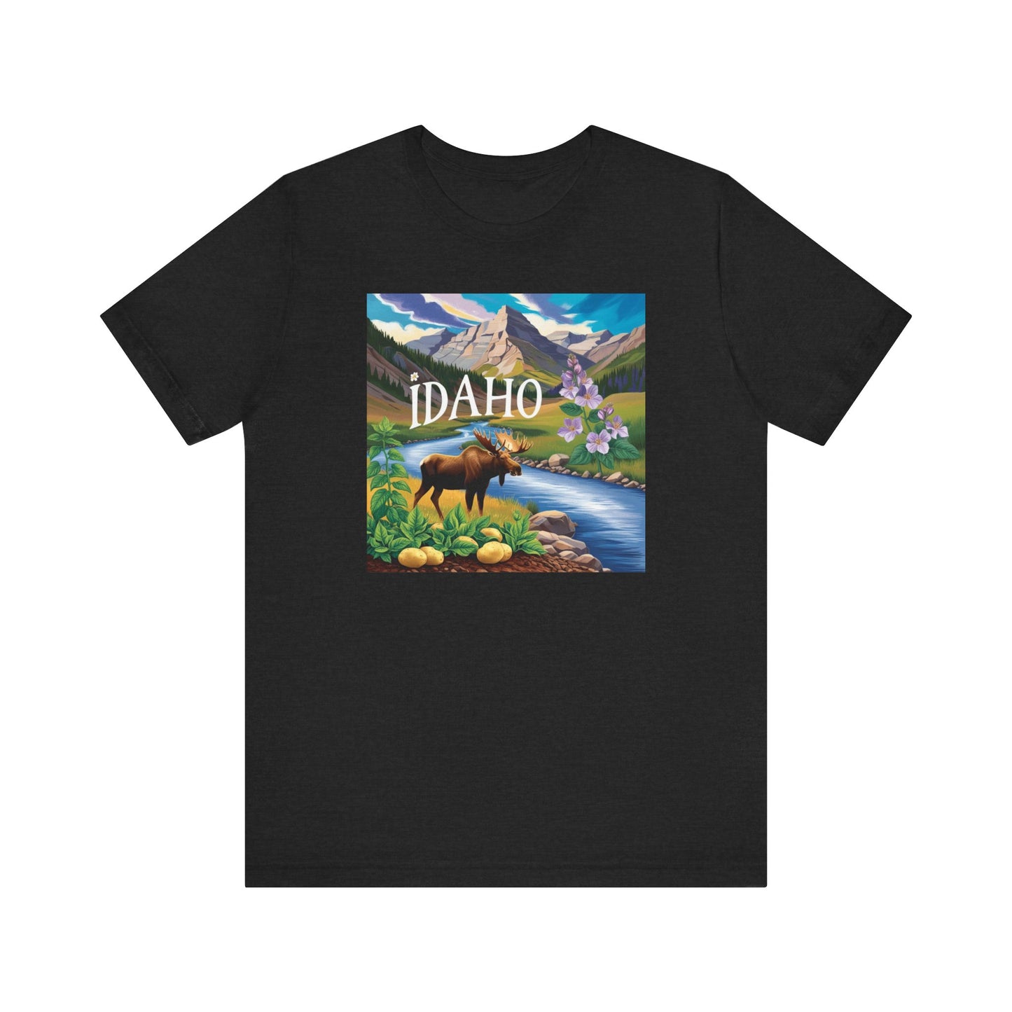 Idaho Nature Graphic Unisex Jersey Short Sleeve T-Shirt