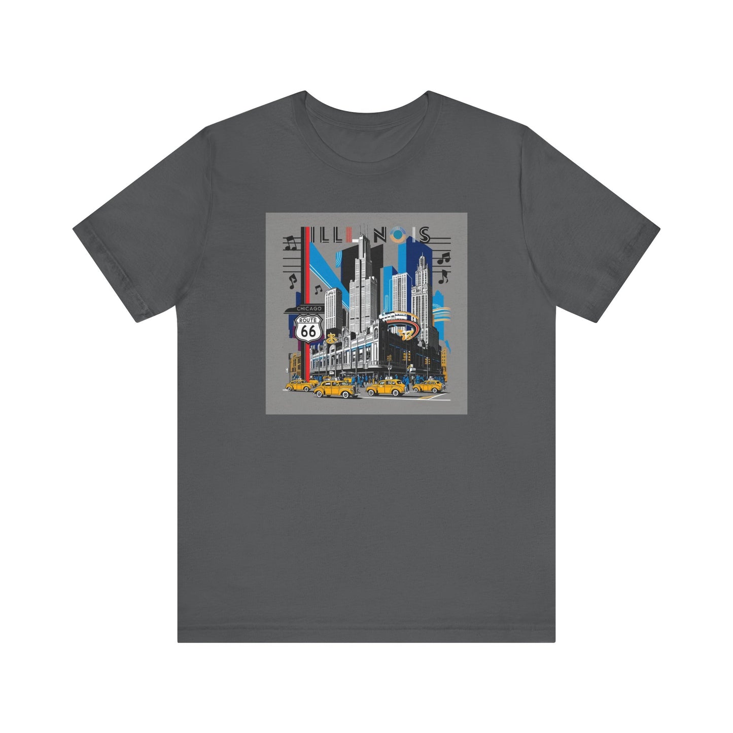 Illinois Vintage Graphic Short Sleeve T-Shirt
