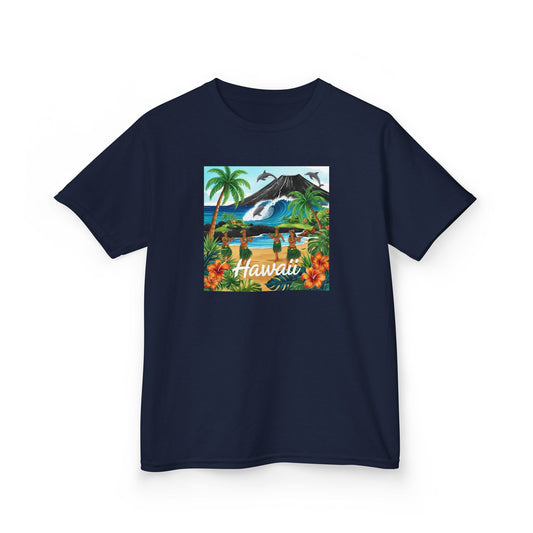Hawaii Graphic Kids Tee | Tropical Beach Vibes