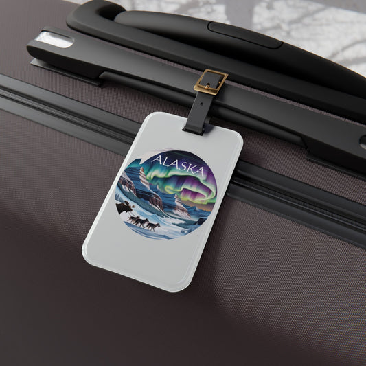 Alaska Aurora Borealis Luggage Tag - Travel ID Tag with Scenic Design