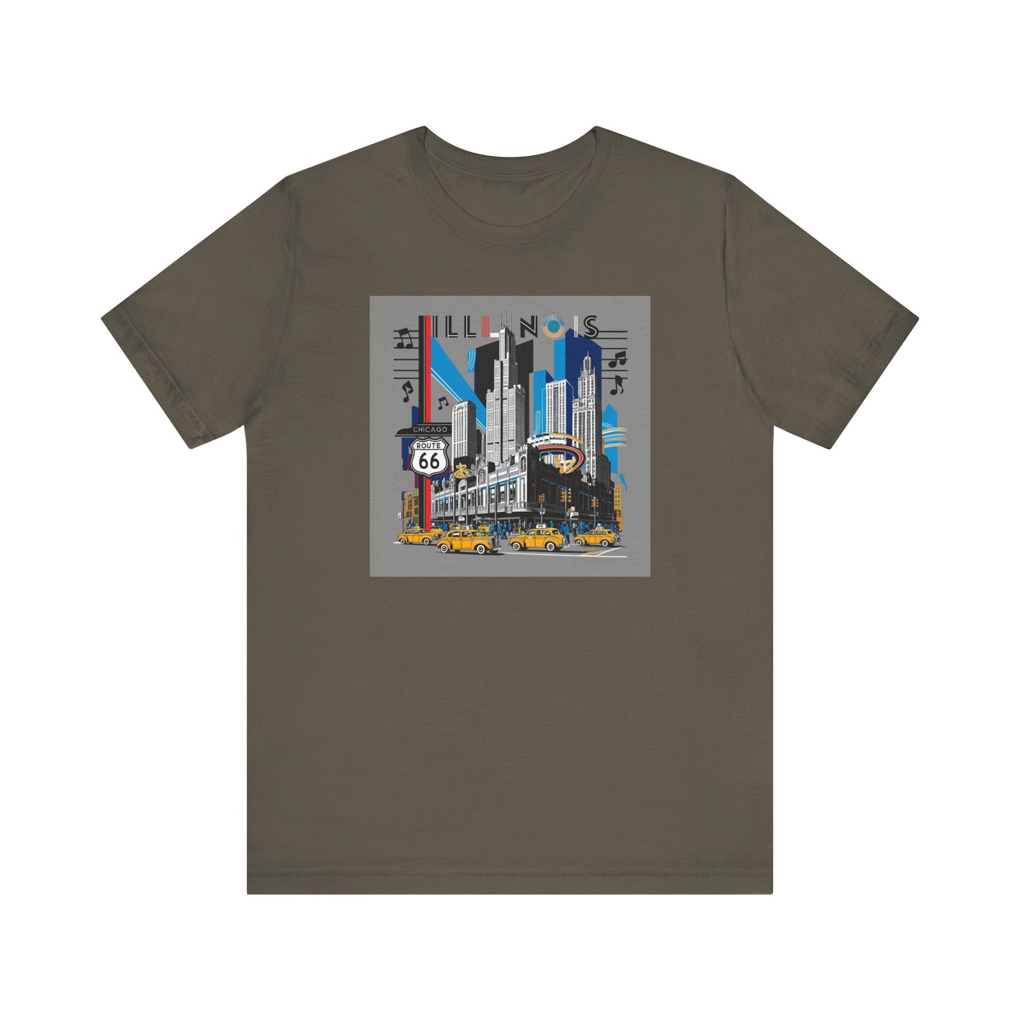 Illinois Vintage Graphic Short Sleeve T-Shirt