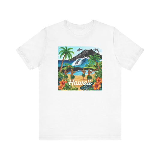 Hawaii Beach Vibes Unisex T-Shirt - Tropical Island Graphic Tee