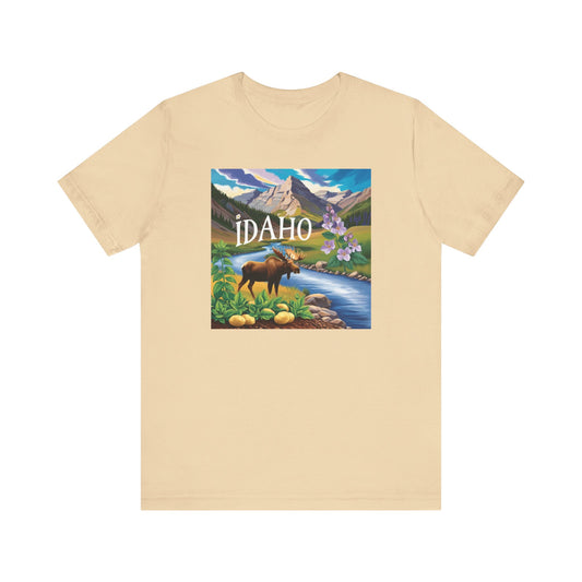 Idaho Nature Graphic Unisex Jersey Short Sleeve T-Shirt