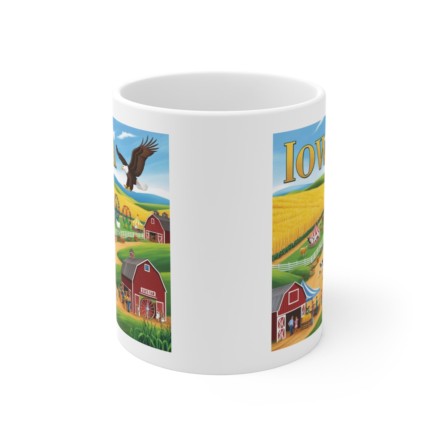 Iowa Scenic 11oz Mug - Perfect Gift for Farm Lovers & Travel Enthusiasts