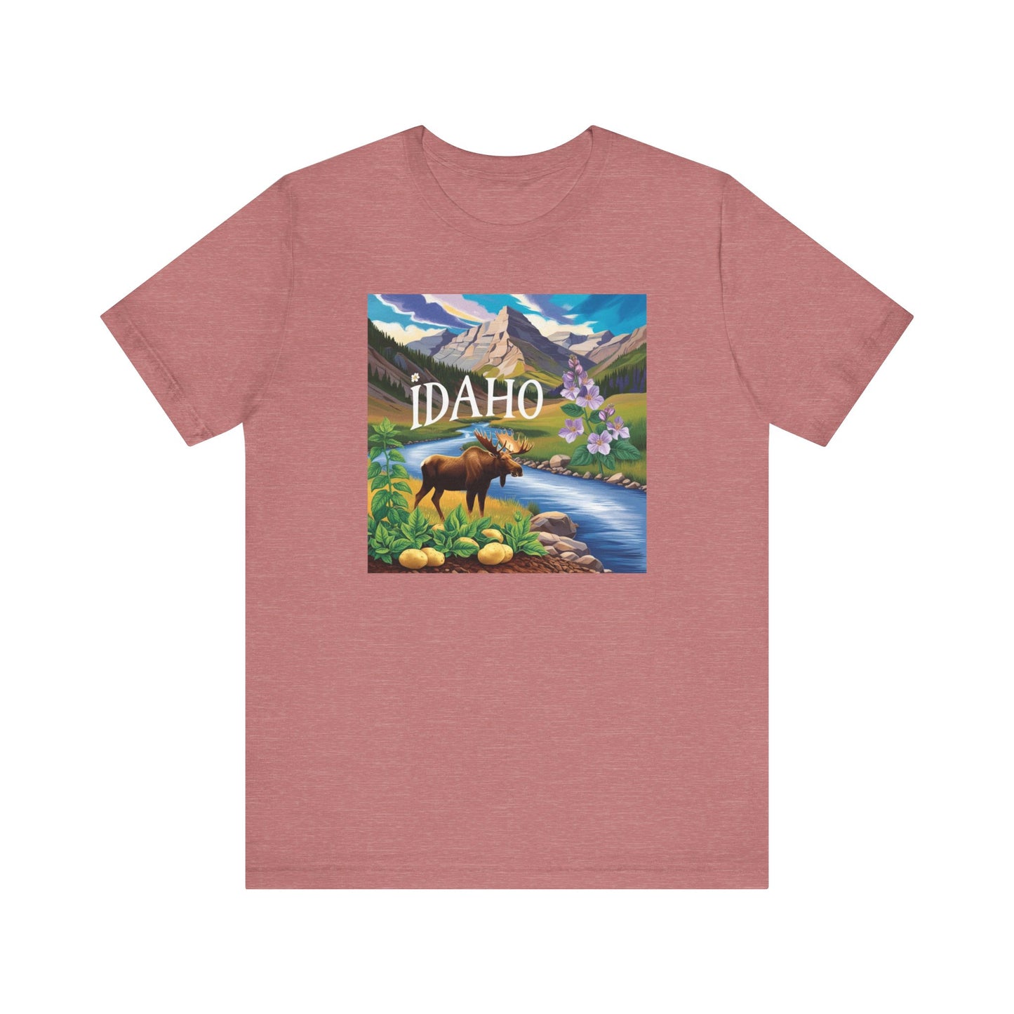 Idaho Nature Graphic Unisex Jersey Short Sleeve T-Shirt