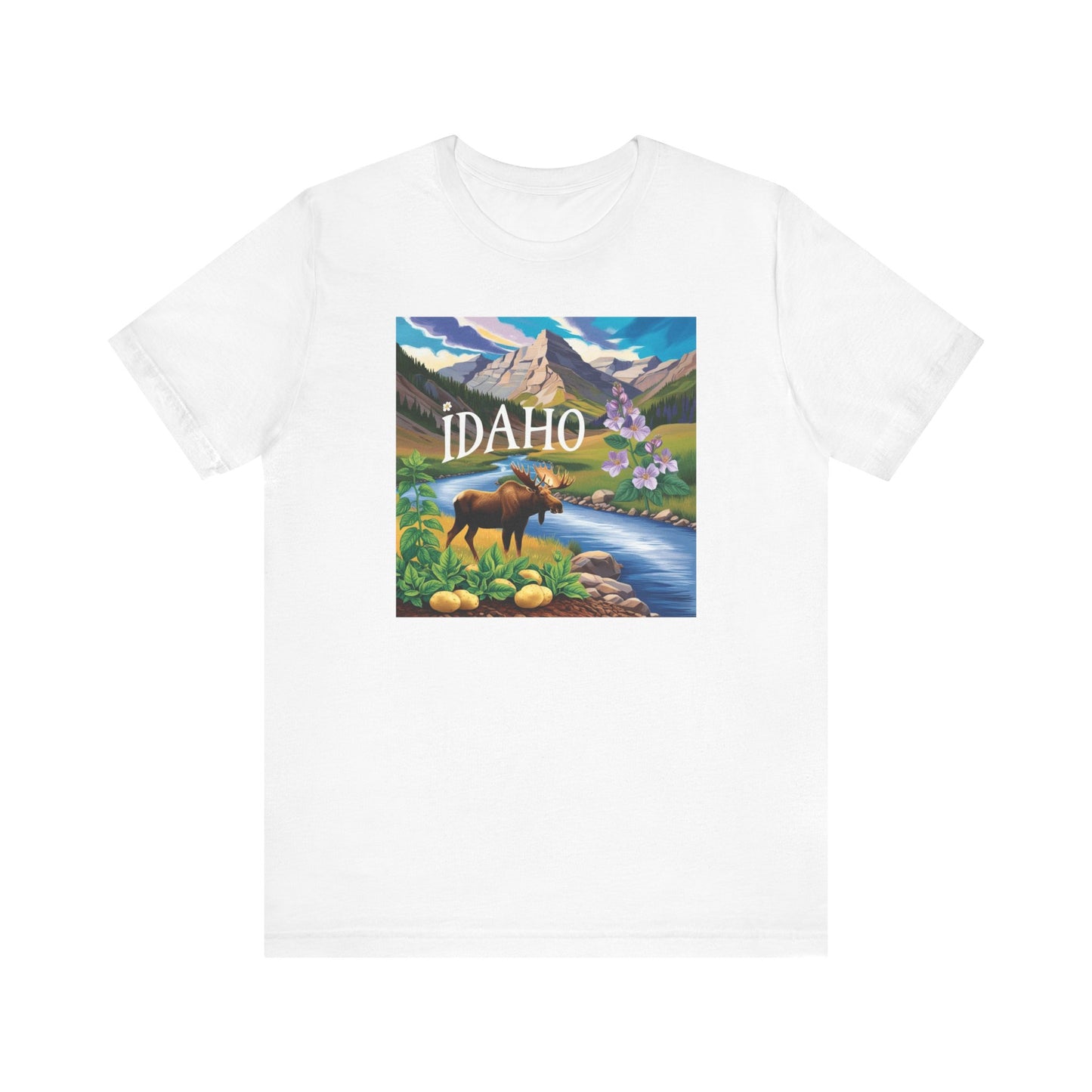 Idaho Nature Graphic Unisex Jersey Short Sleeve T-Shirt
