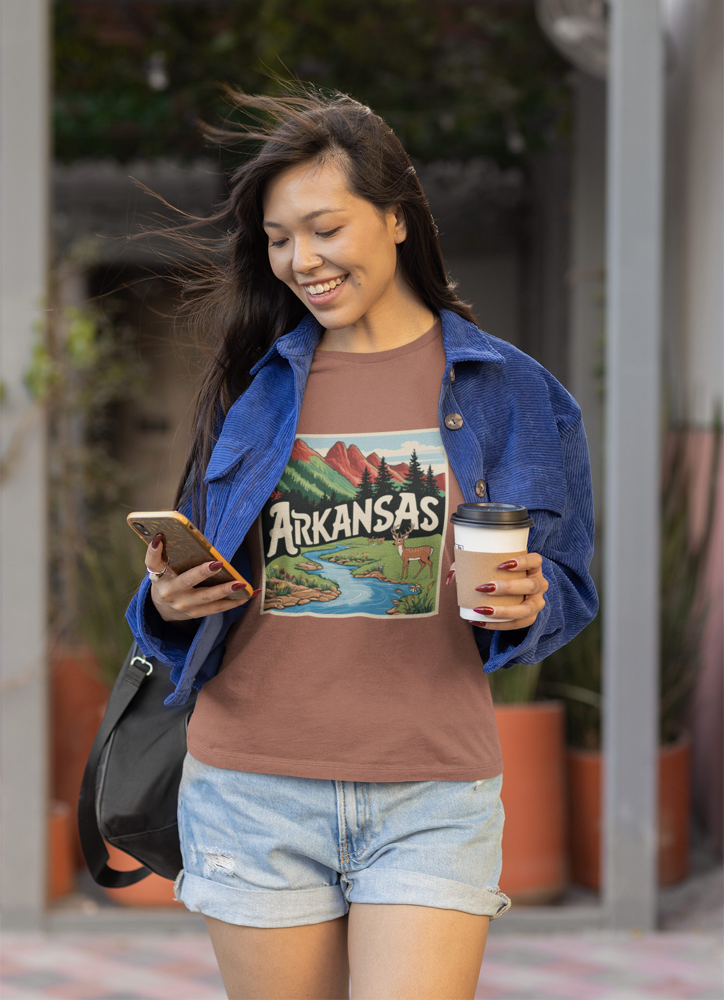 Arkansas Nature Graphic Tee - Unisex Short Sleeve Shirt