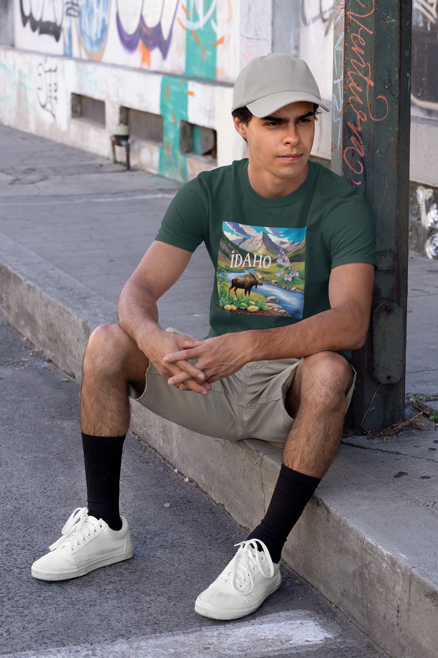 Idaho Nature Graphic Unisex Jersey Short Sleeve T-Shirt