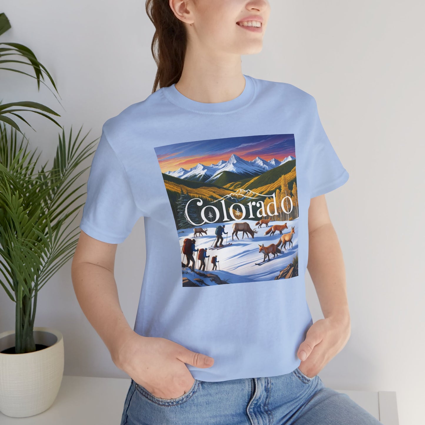 Colorado Wildlife Artist Tee - Unisex Short Sleeve Jersey Shirt